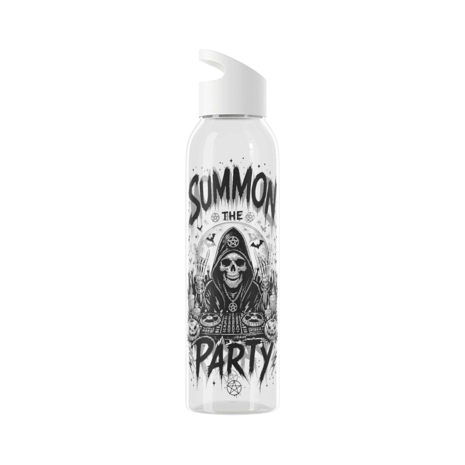 Summon the Party Clear Water Bottle - SJM Print Store