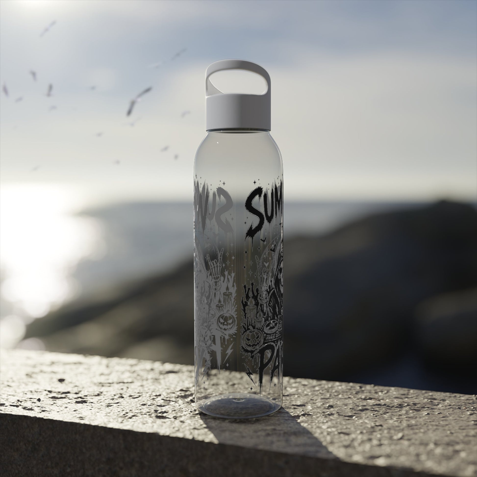Summon the Party Clear Water Bottle - SJM Print Store
