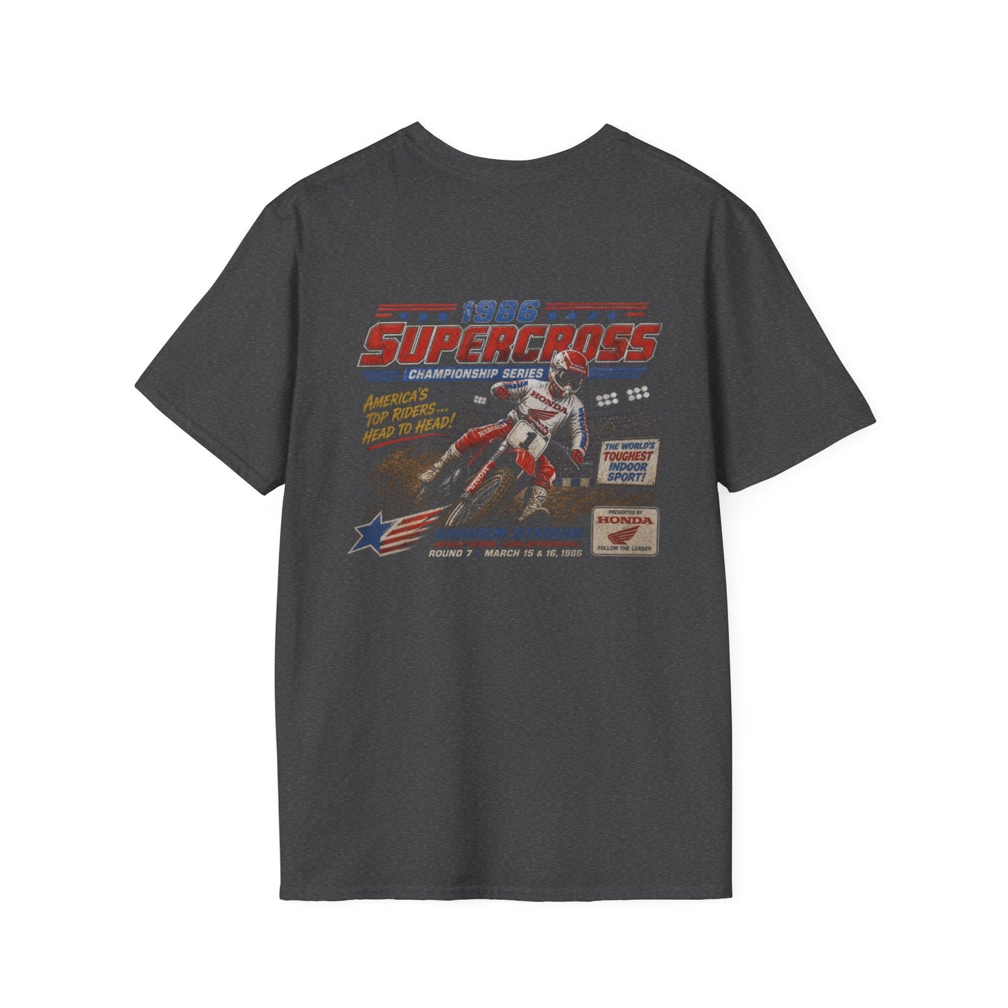 Supercross 1986 Moto Racing T-Shirt - SJM Print Store
