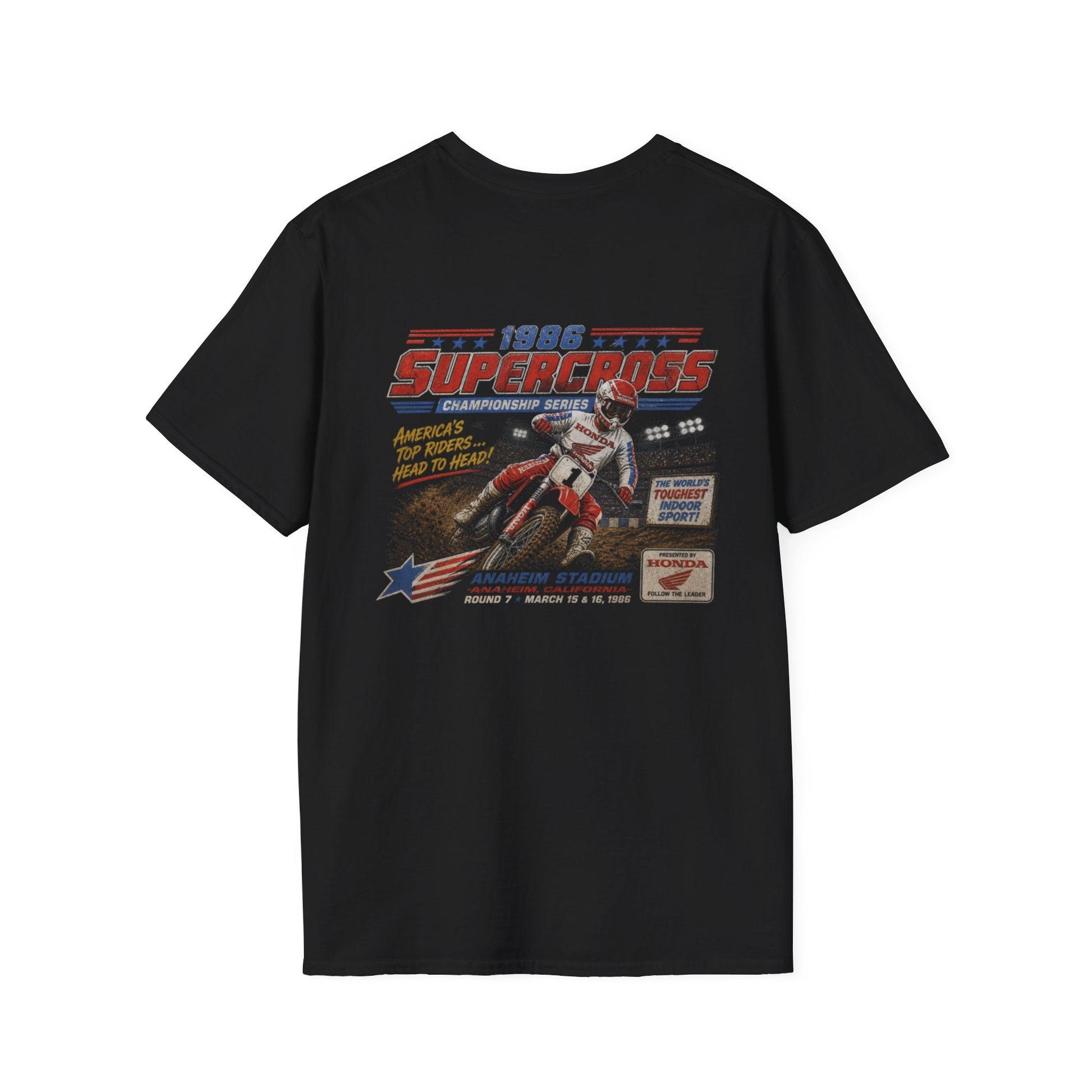 Supercross 1986 Moto Racing T-Shirt - SJM Print Store
