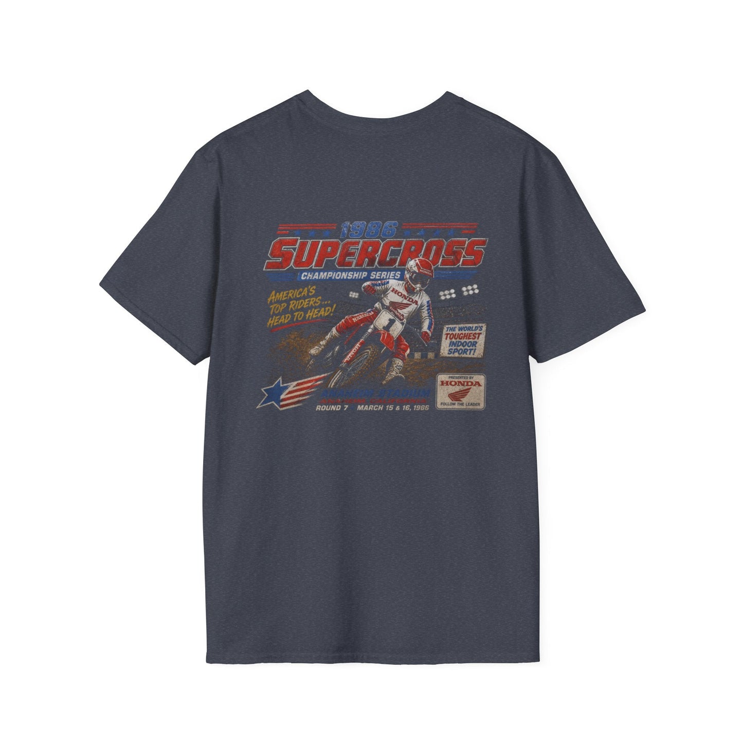 Supercross 1986 Moto Racing T-Shirt - SJM Print Store