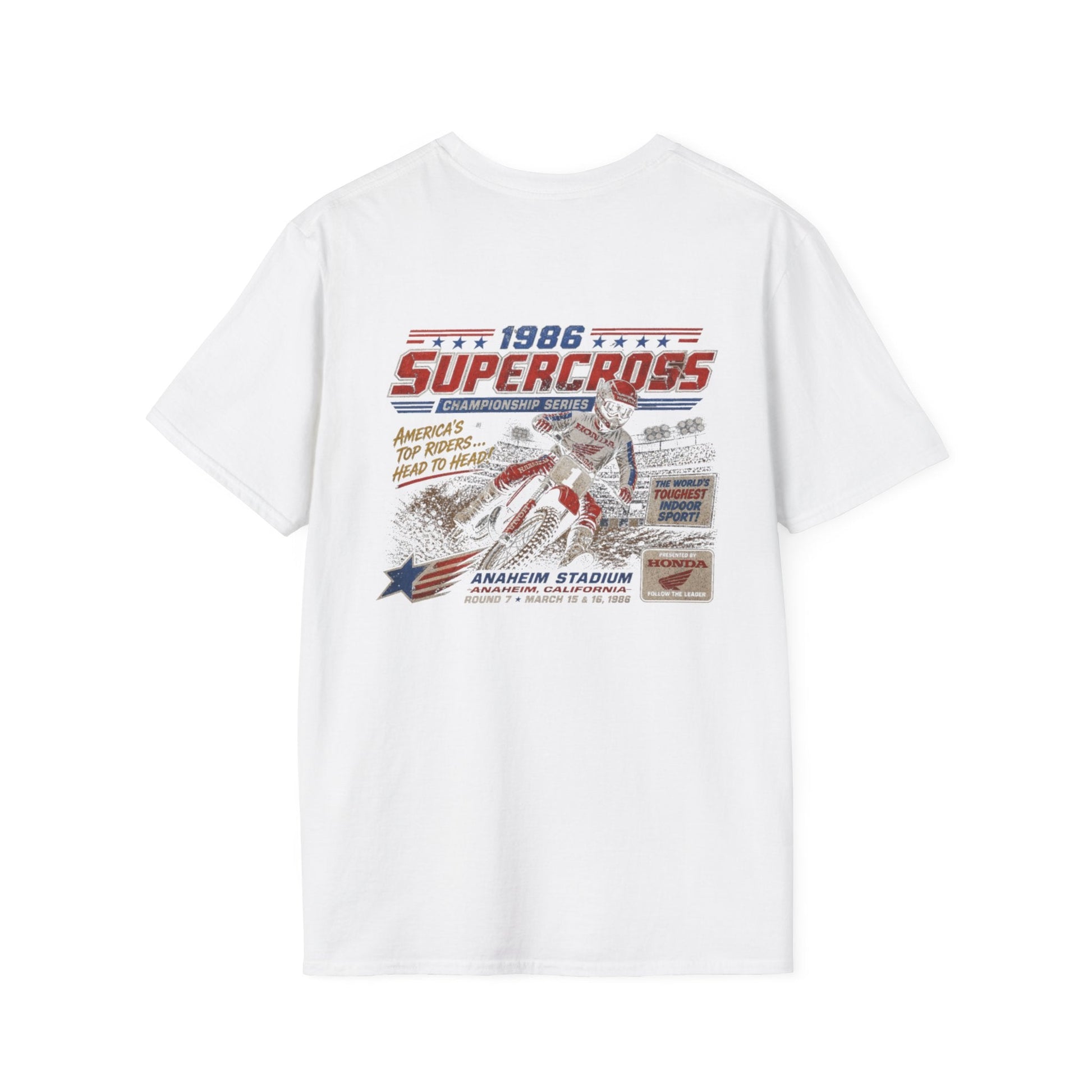 Supercross 1986 Moto Racing T-Shirt - SJM Print Store
