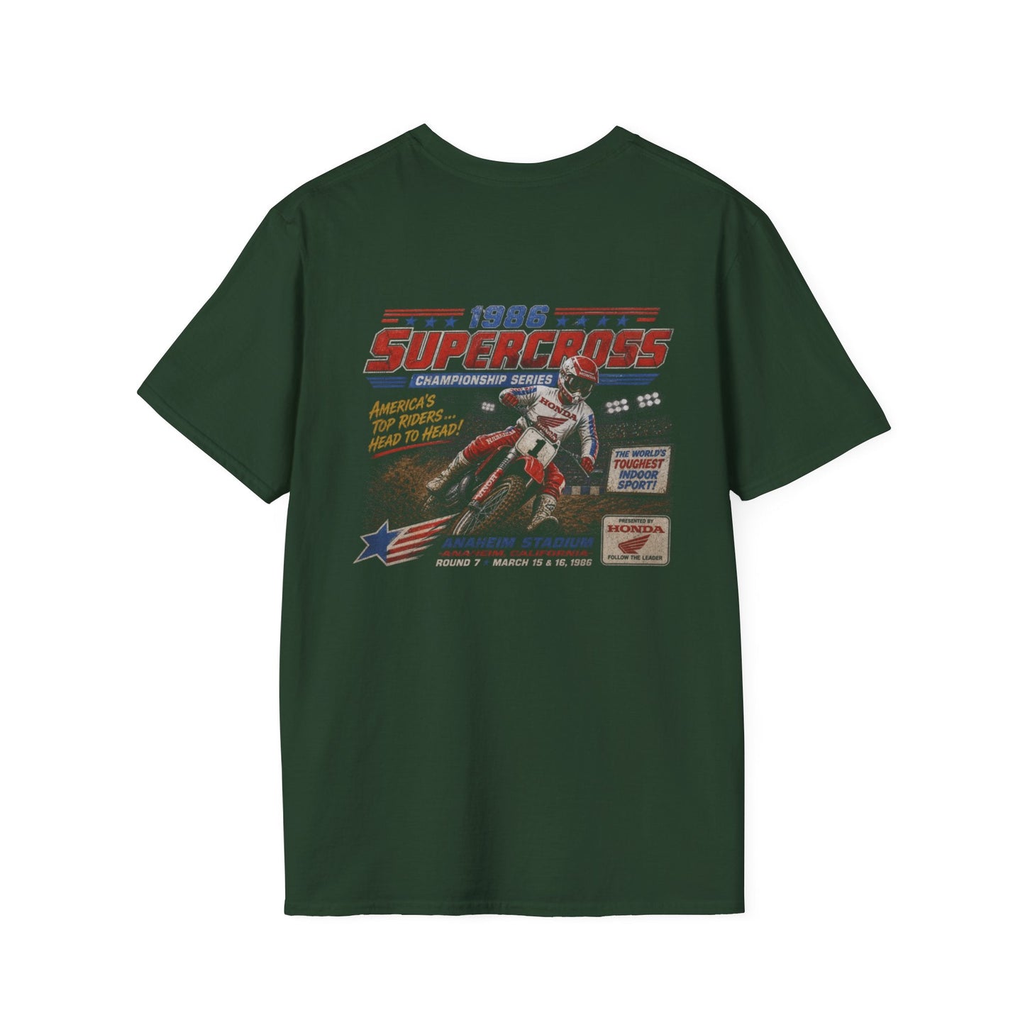 Supercross 1986 Moto Racing T-Shirt - SJM Print Store