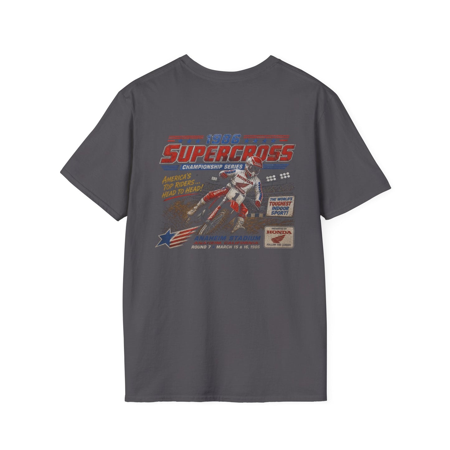 Supercross 1986 Moto Racing T-Shirt - SJM Print Store
