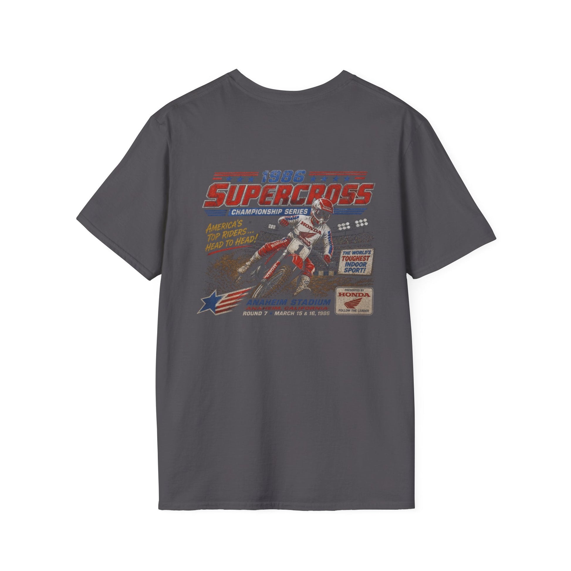 Supercross 1986 Moto Racing T-Shirt - SJM Print Store