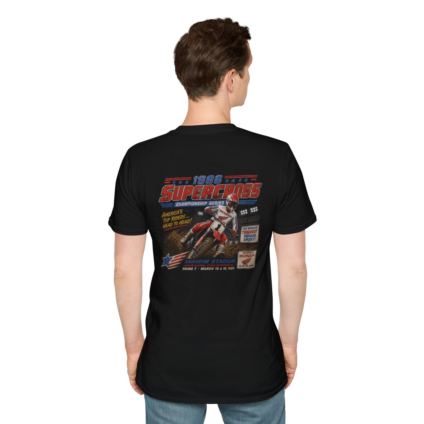 Supercross 1986 Moto Racing T-Shirt - SJM Print Store
