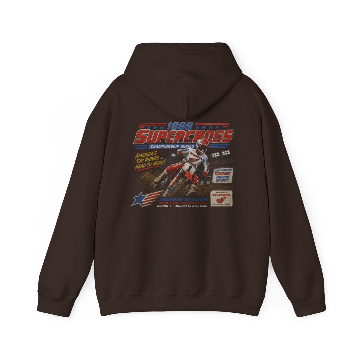 Supercross Vintage Moto MX Hoodie - SJM Print Store