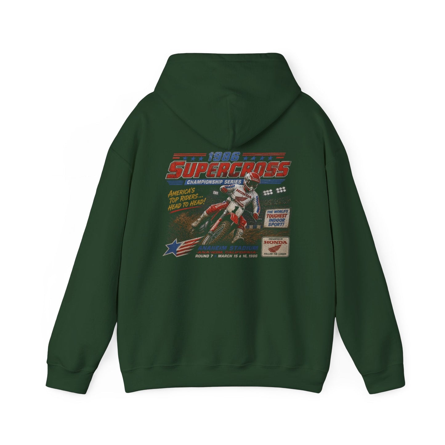 Supercross Vintage Moto MX Hoodie - SJM Print Store