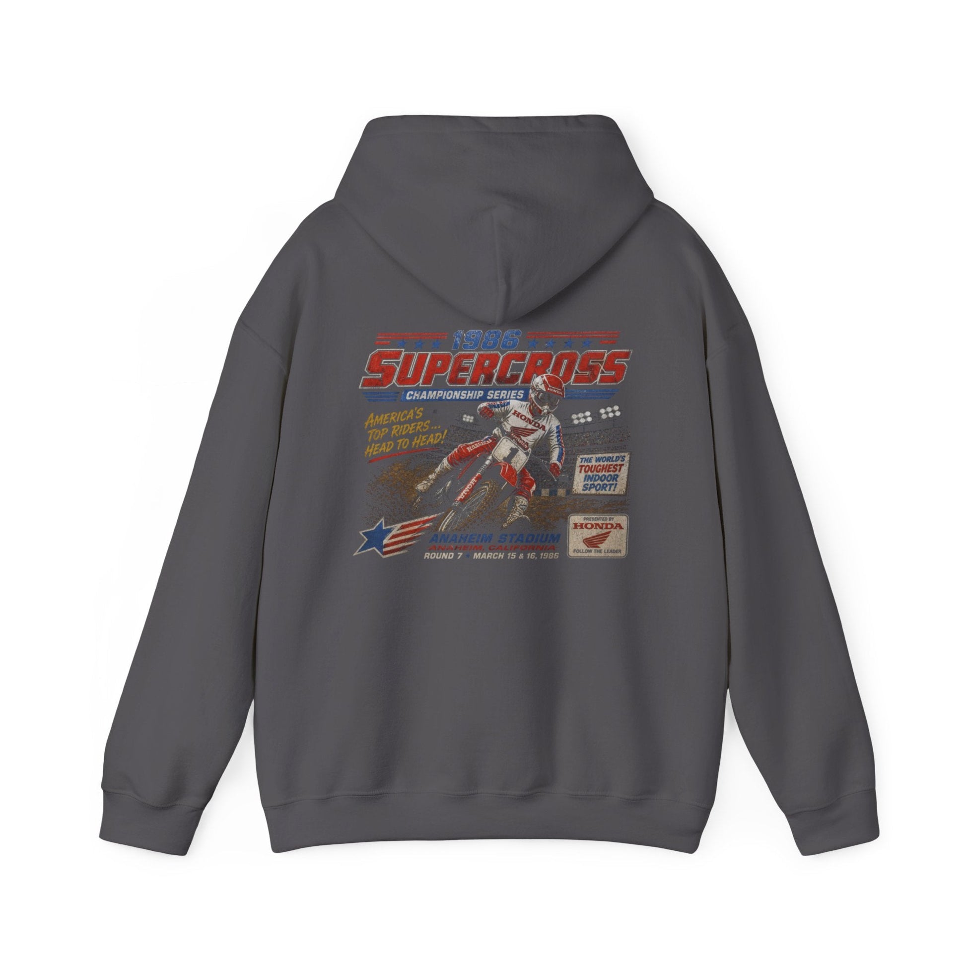 Supercross Vintage Moto MX Hoodie - SJM Print Store