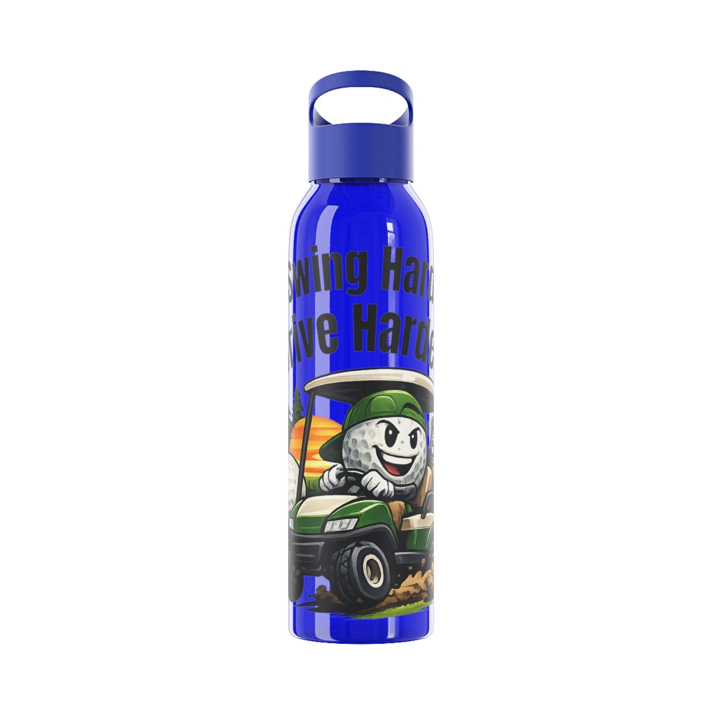 Swing Hard Drive Harder Golf Water Bottle - SJM Print Store
