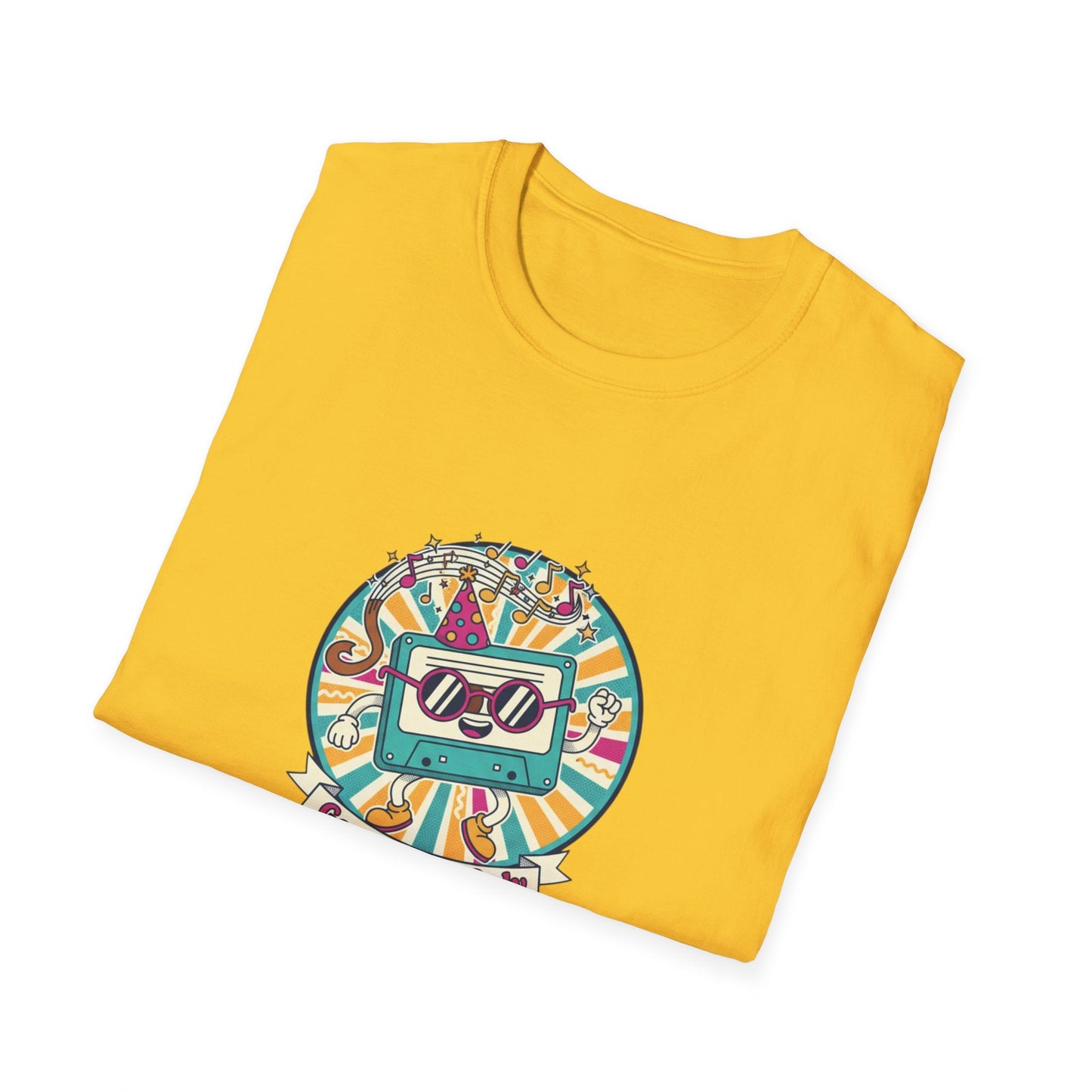 T-Shirt Retro Stereo Good Vibes Only Graphic Tee - SJM Print Store