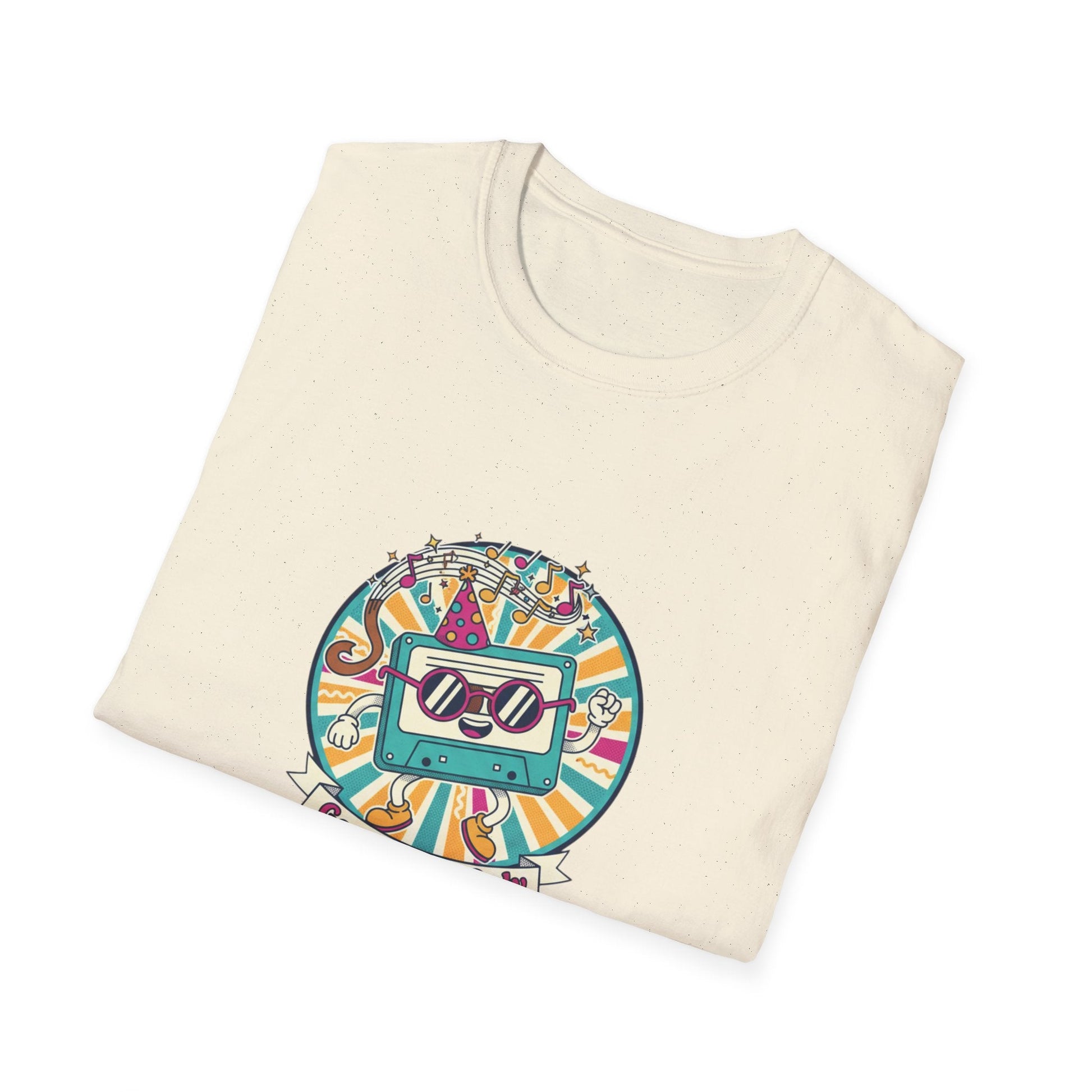 T-Shirt Retro Stereo Good Vibes Only Graphic Tee - SJM Print Store