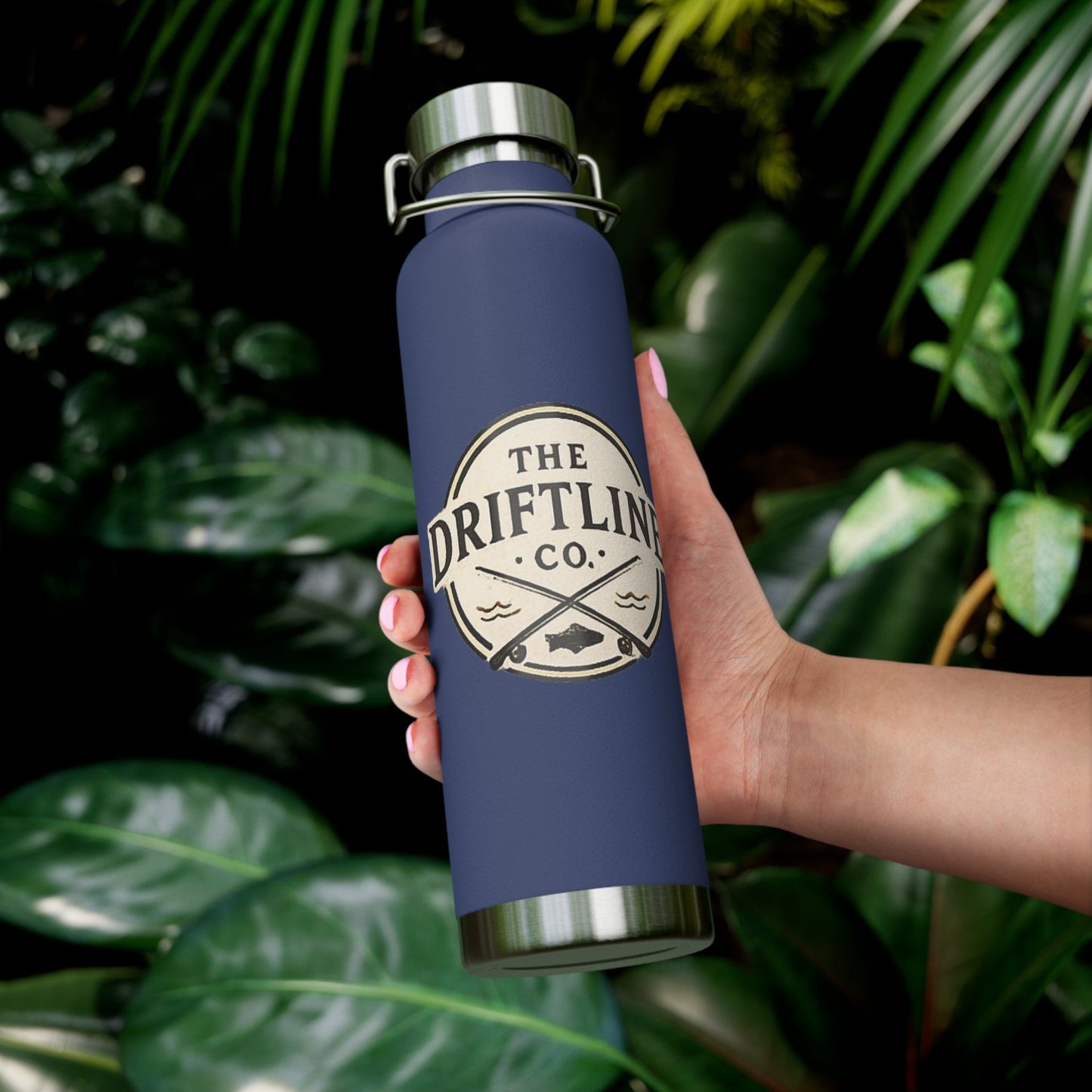 The Driftline Co Midnight Water Flask - SJM Print Store