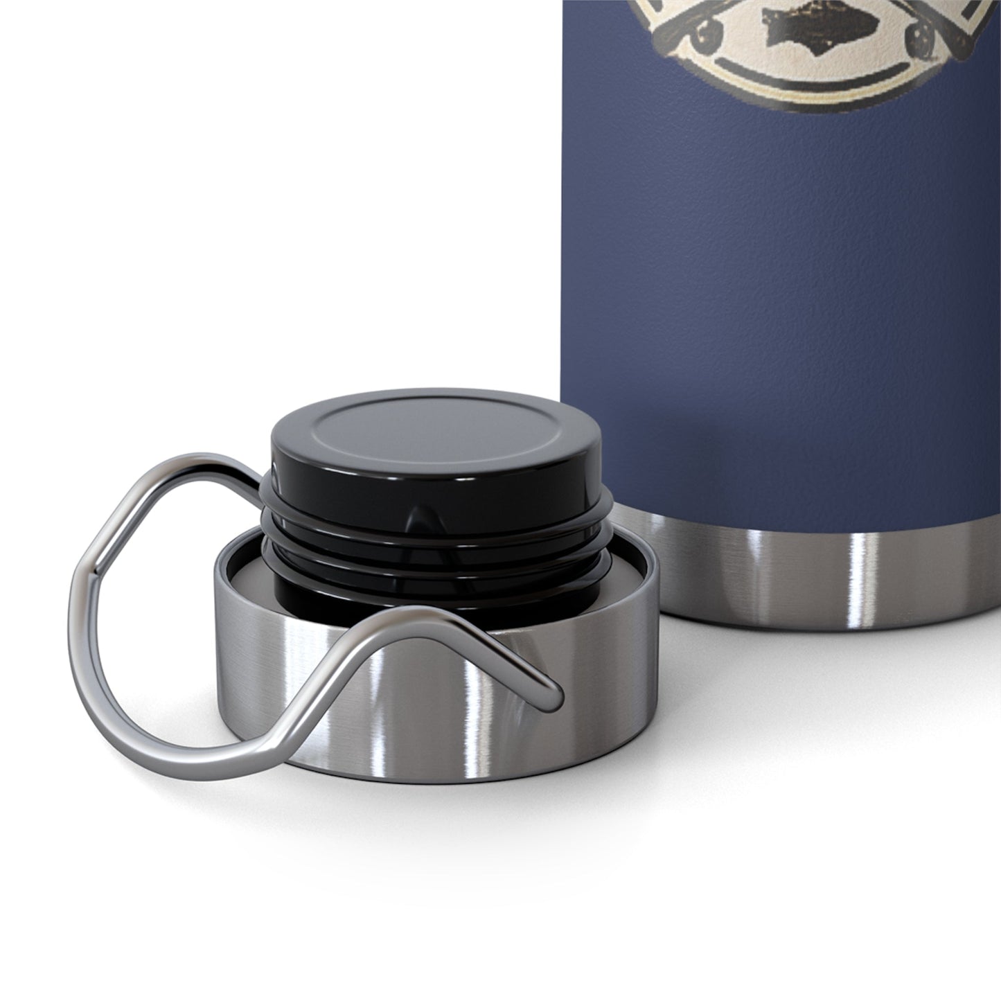 The Driftline Co Midnight Water Flask - SJM Print Store