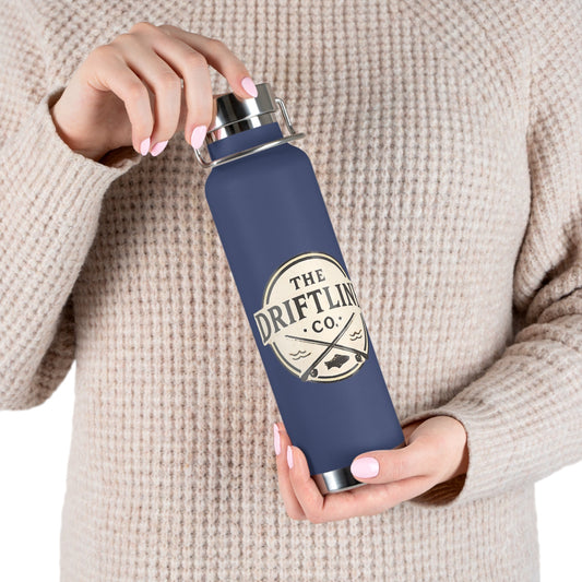 The Driftline Co Midnight Water Flask - SJM Print Store