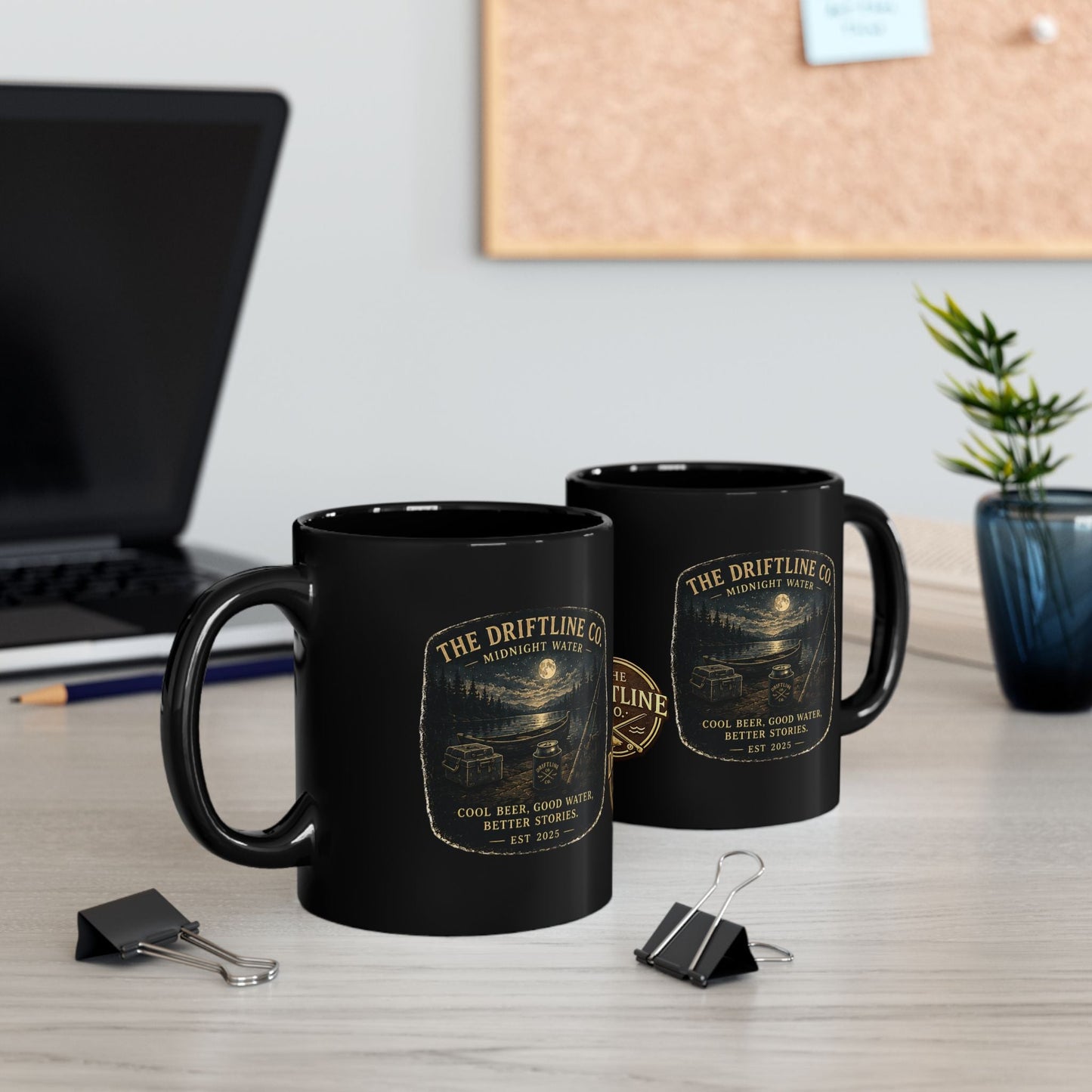 The Driftline Co. Midnight Water Mug - SJM Print Store