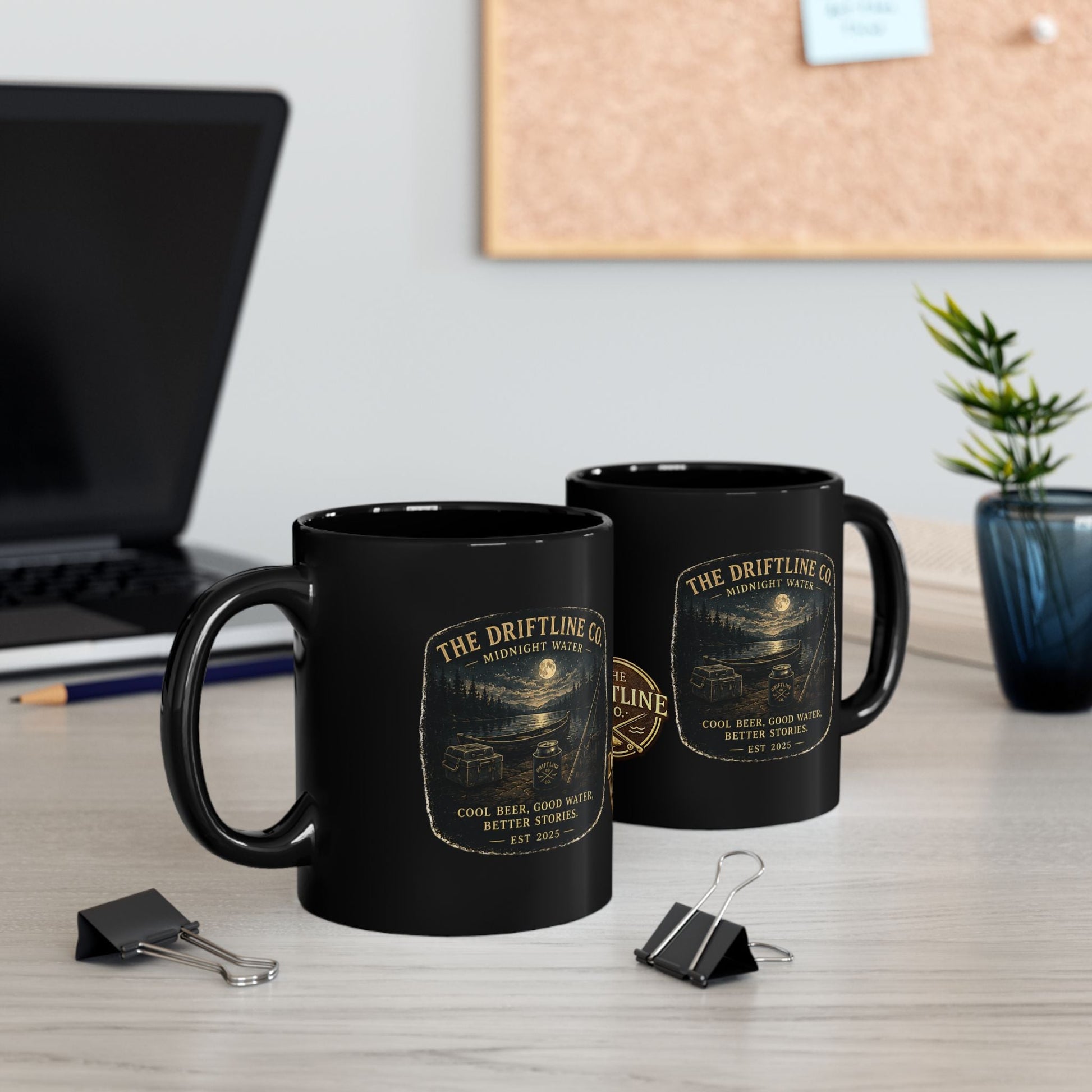 The Driftline Co. Midnight Water Mug - SJM Print Store