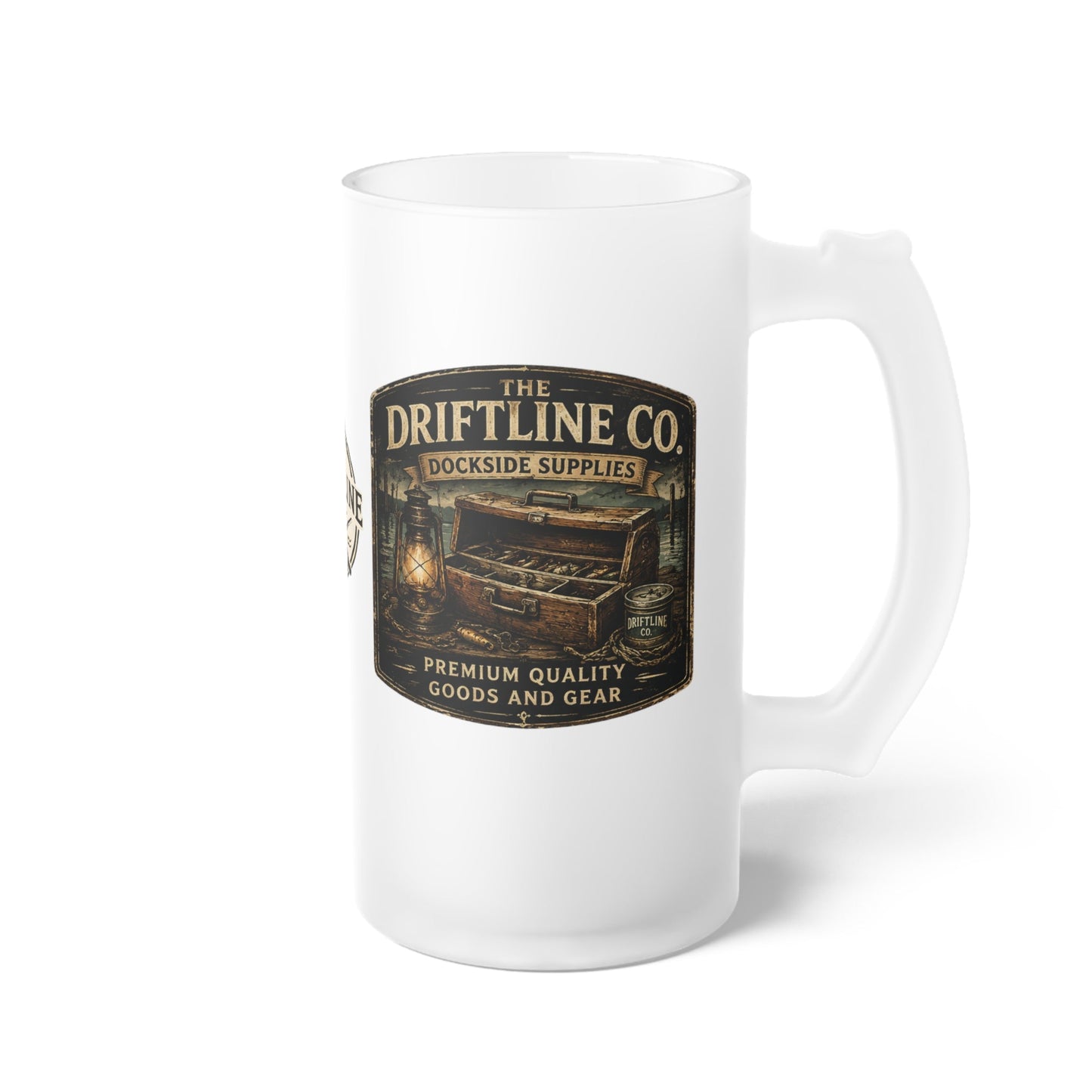 The Driftline Company Dockside Supplies Frosted Beer Tankard - SJM Print Store
