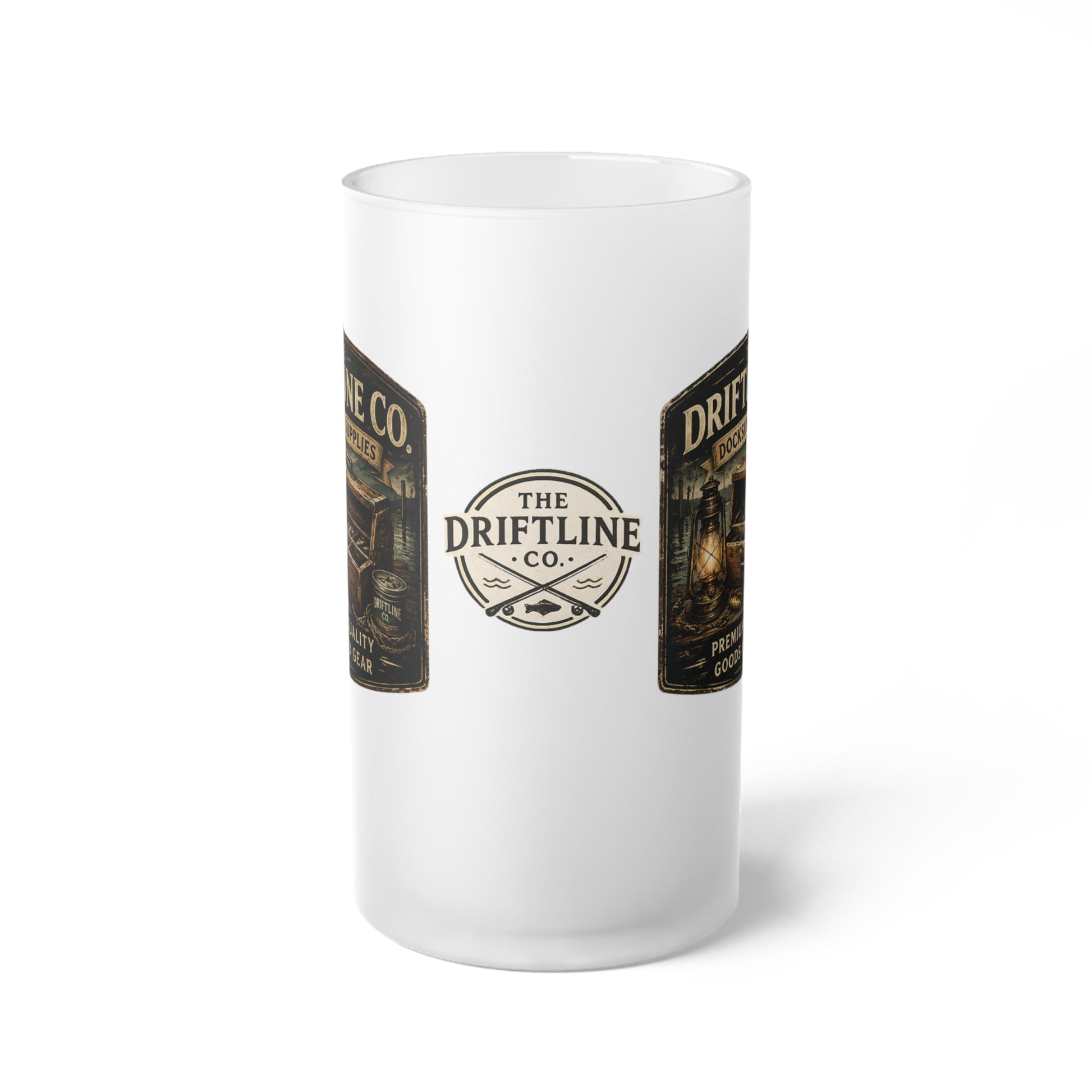 The Driftline Company Dockside Supplies Frosted Beer Tankard - SJM Print Store