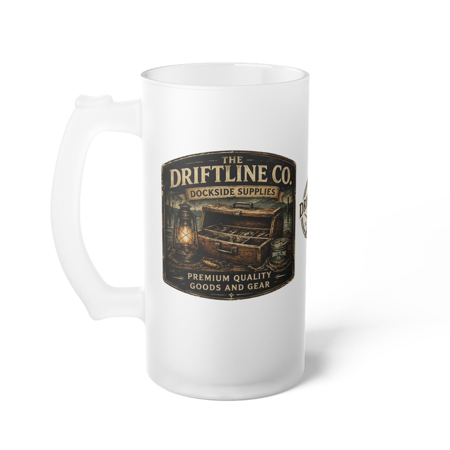 The Driftline Company Dockside Supplies Frosted Beer Tankard - SJM Print Store