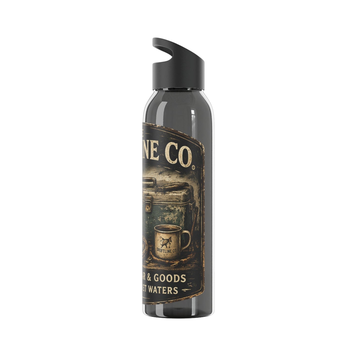 The Driftline Company Dockside Supplies Water Bottle - SJM Print Store