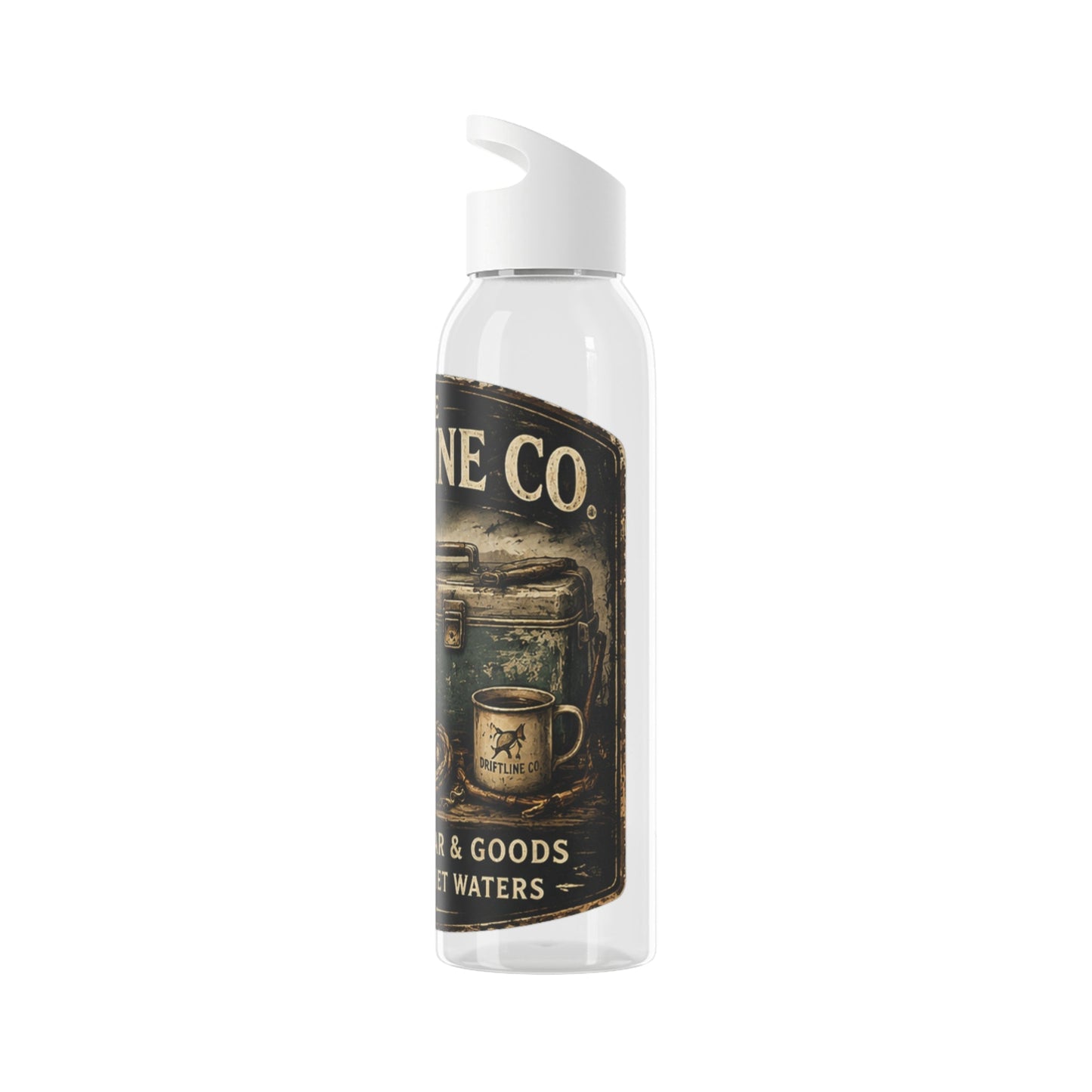The Driftline Company Dockside Supplies Water Bottle - SJM Print Store