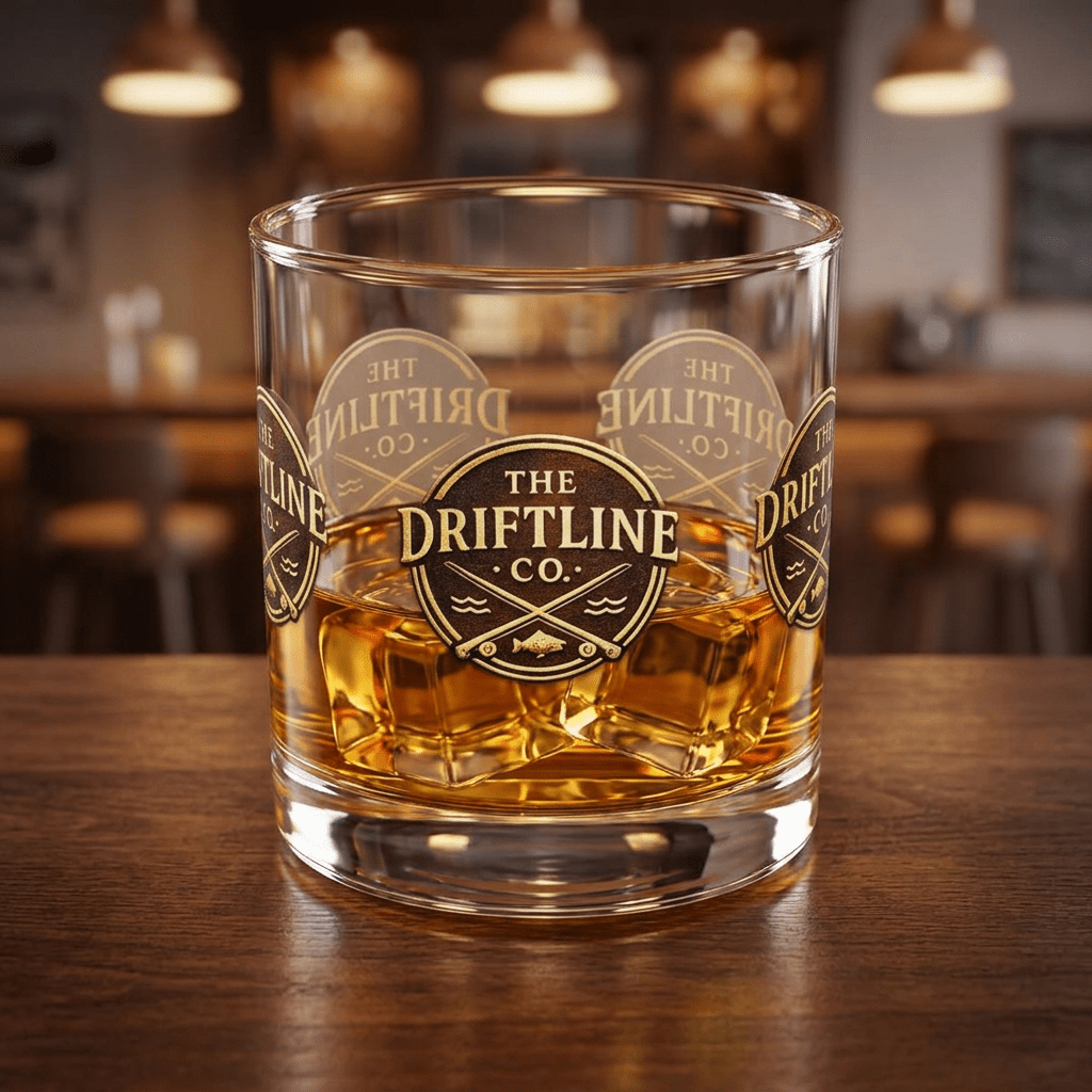 The Driftline Company Glass Tumbler - SJM Print Store