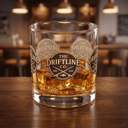 The Driftline Company Glass Tumbler - SJM Print Store