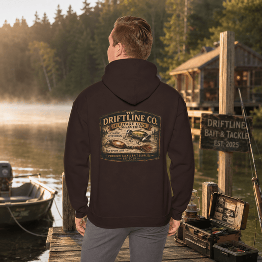 The Driftline Company Heritage Lure Collection Hoodie - SJM Print Store