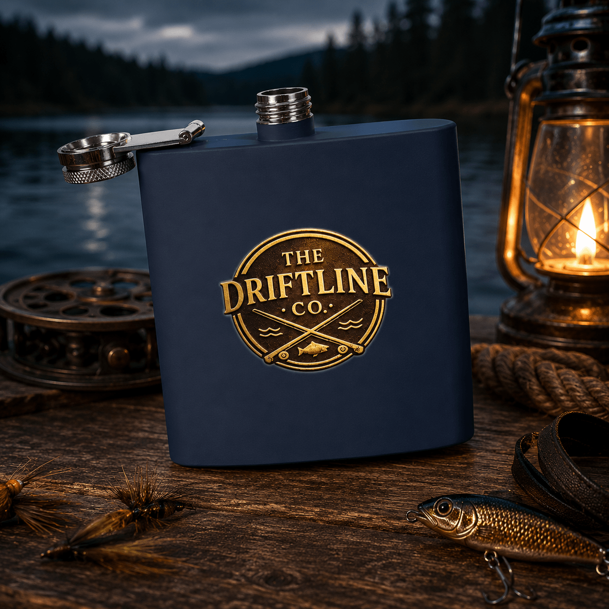 The Driftline Company Hip Flask - SJM Print Store