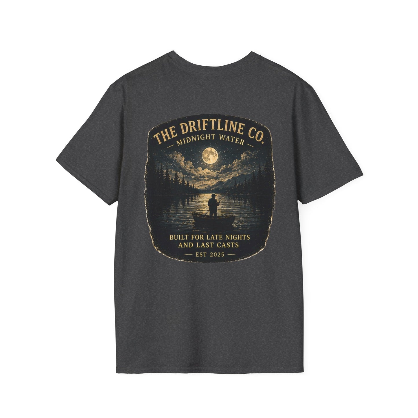 The Driftline Company Late Nights Last Casts T-shirt - SJM Print Store
