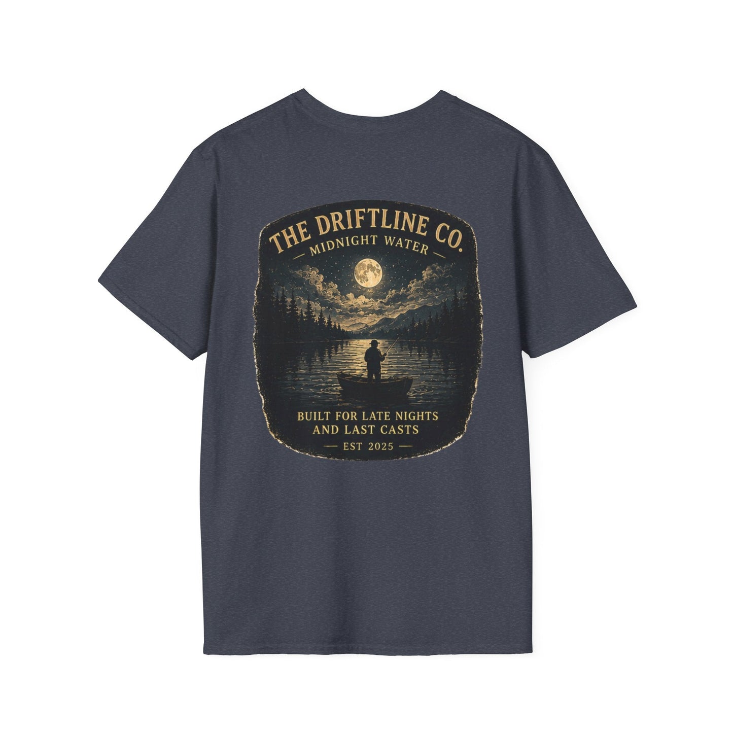 The Driftline Company Late Nights Last Casts T-shirt - SJM Print Store