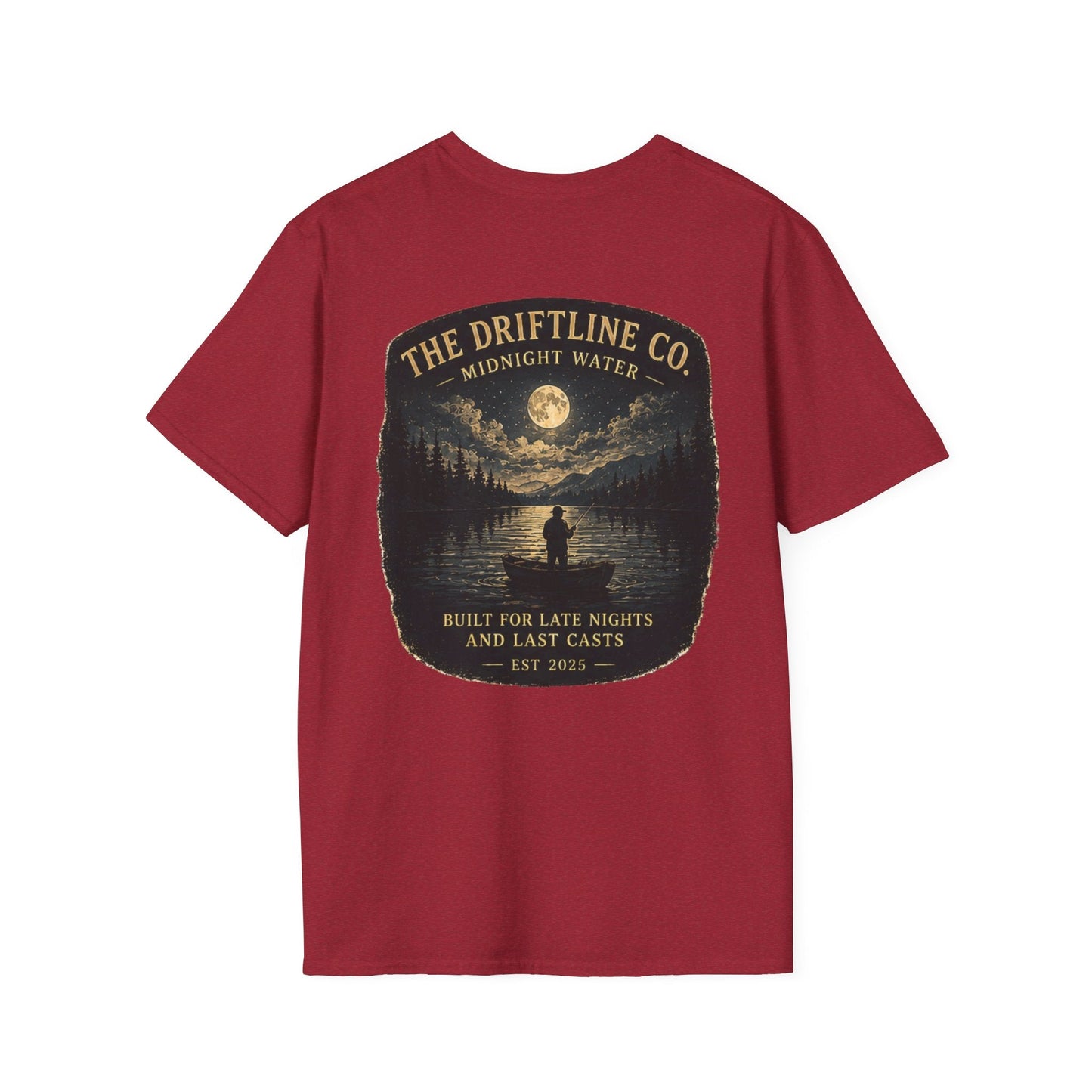 The Driftline Company Late Nights Last Casts T-shirt - SJM Print Store