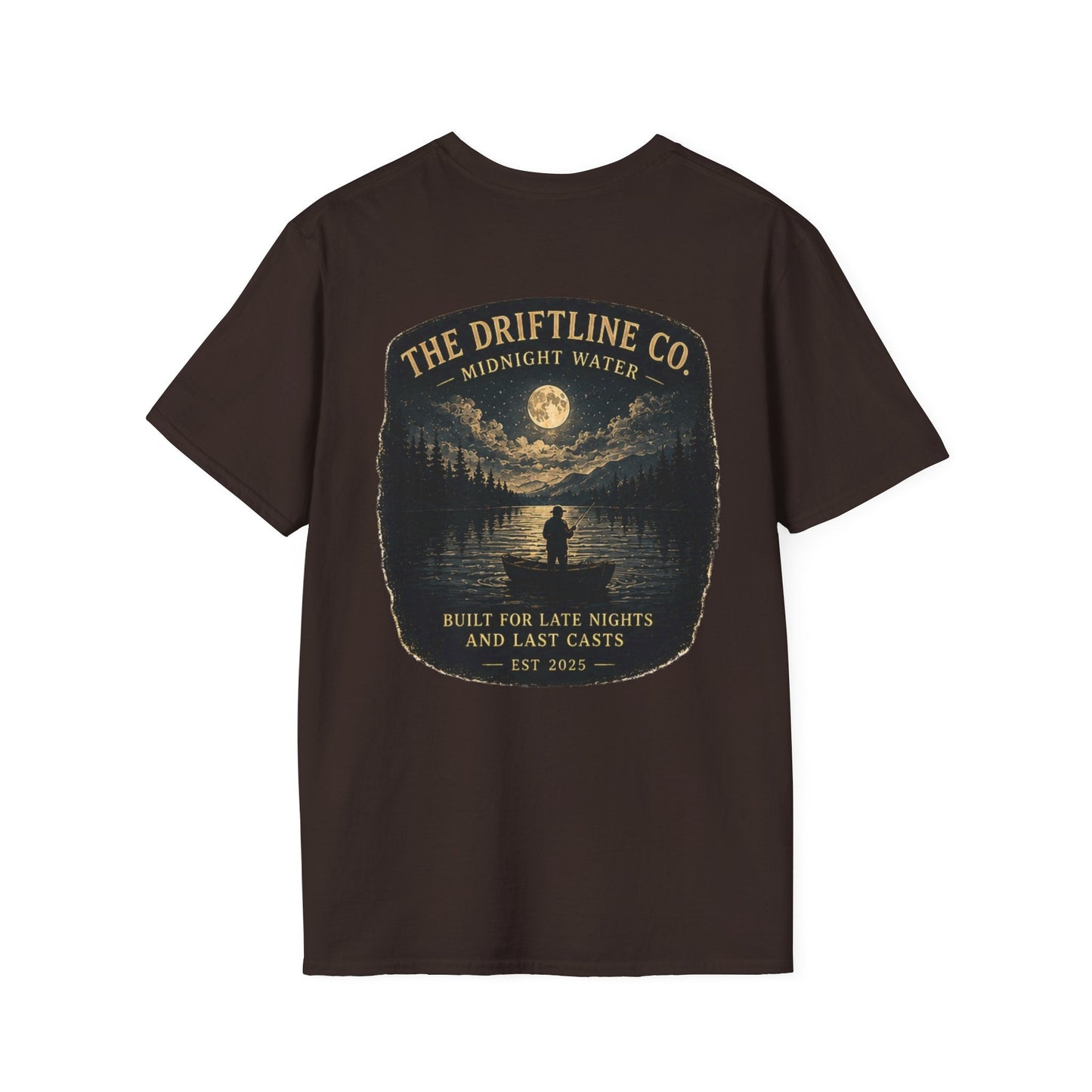 The Driftline Company Late Nights Last Casts T-shirt - SJM Print Store