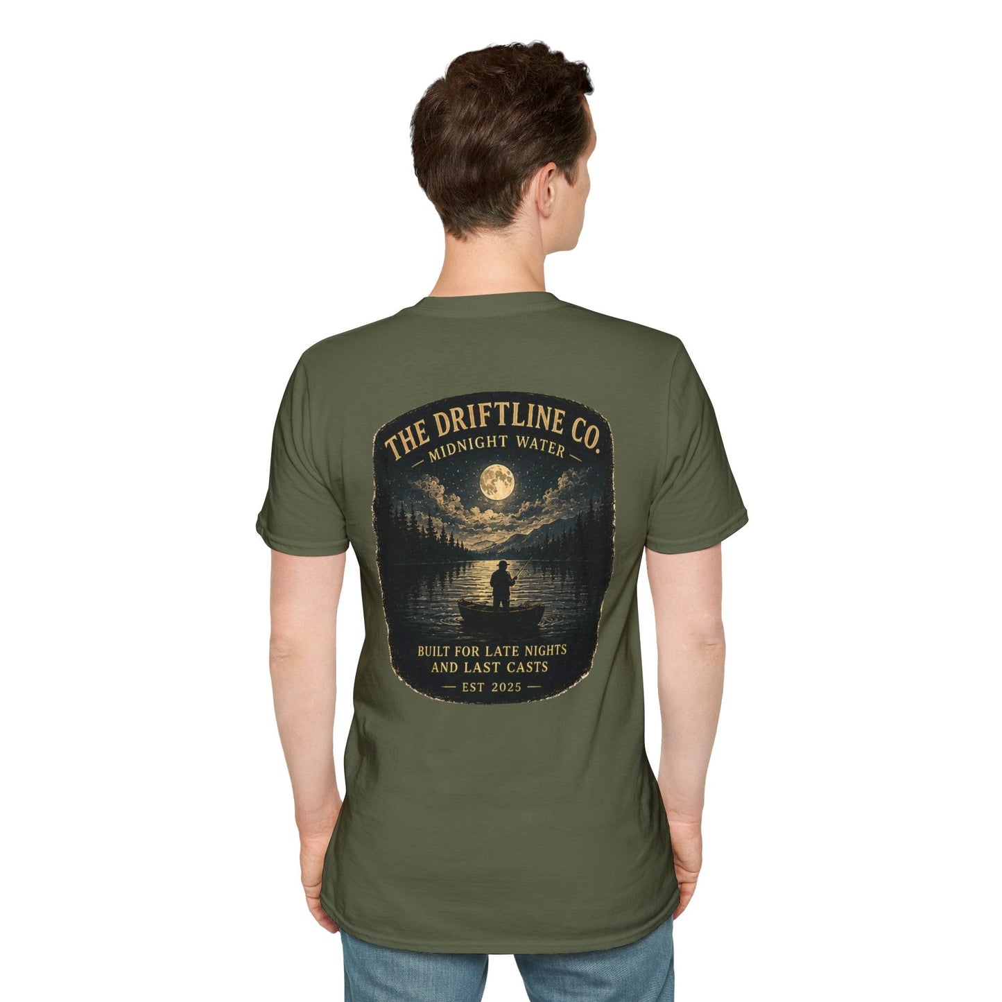 The Driftline Company Late Nights Last Casts T-shirt - SJM Print Store
