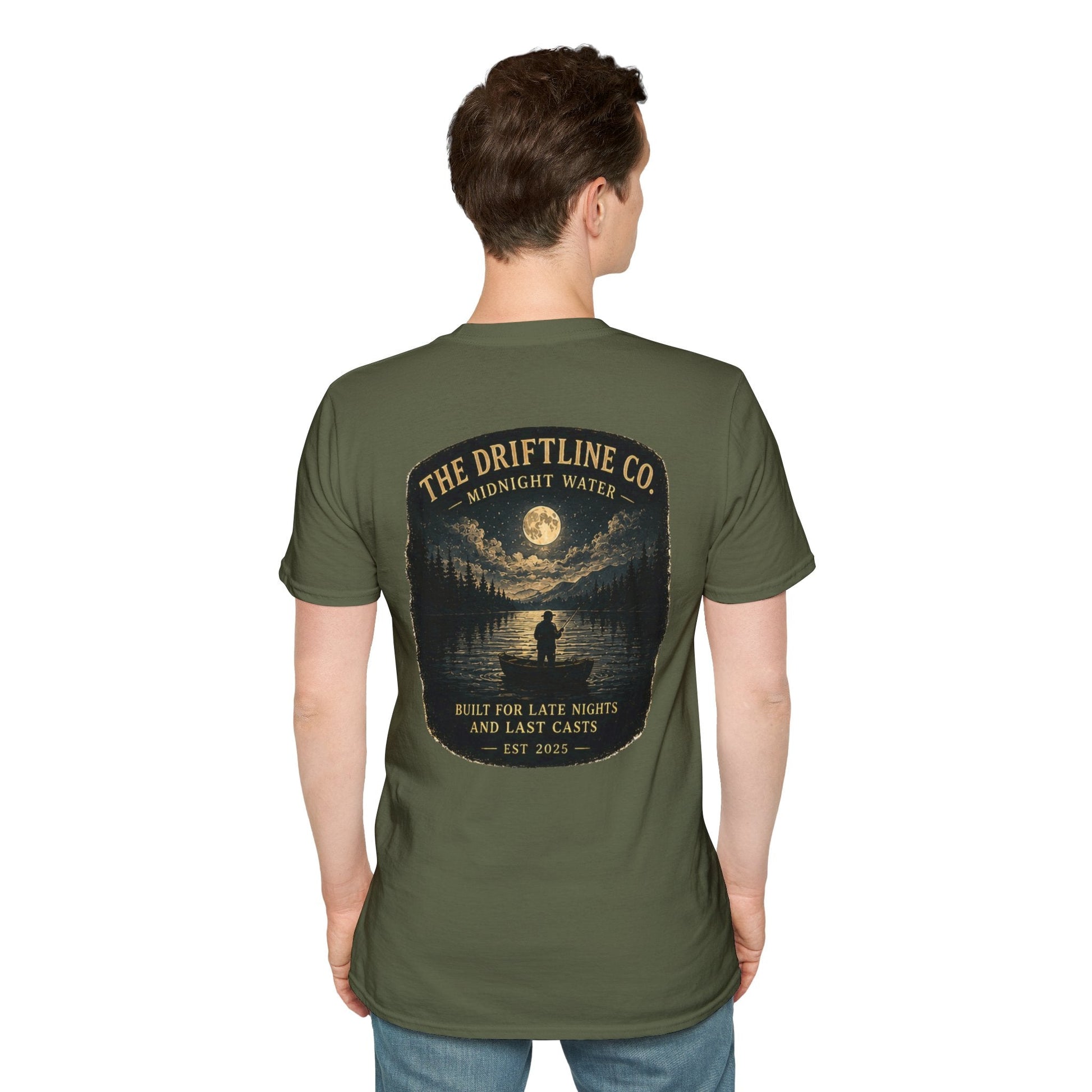 The Driftline Company Late Nights Last Casts T-shirt - SJM Print Store