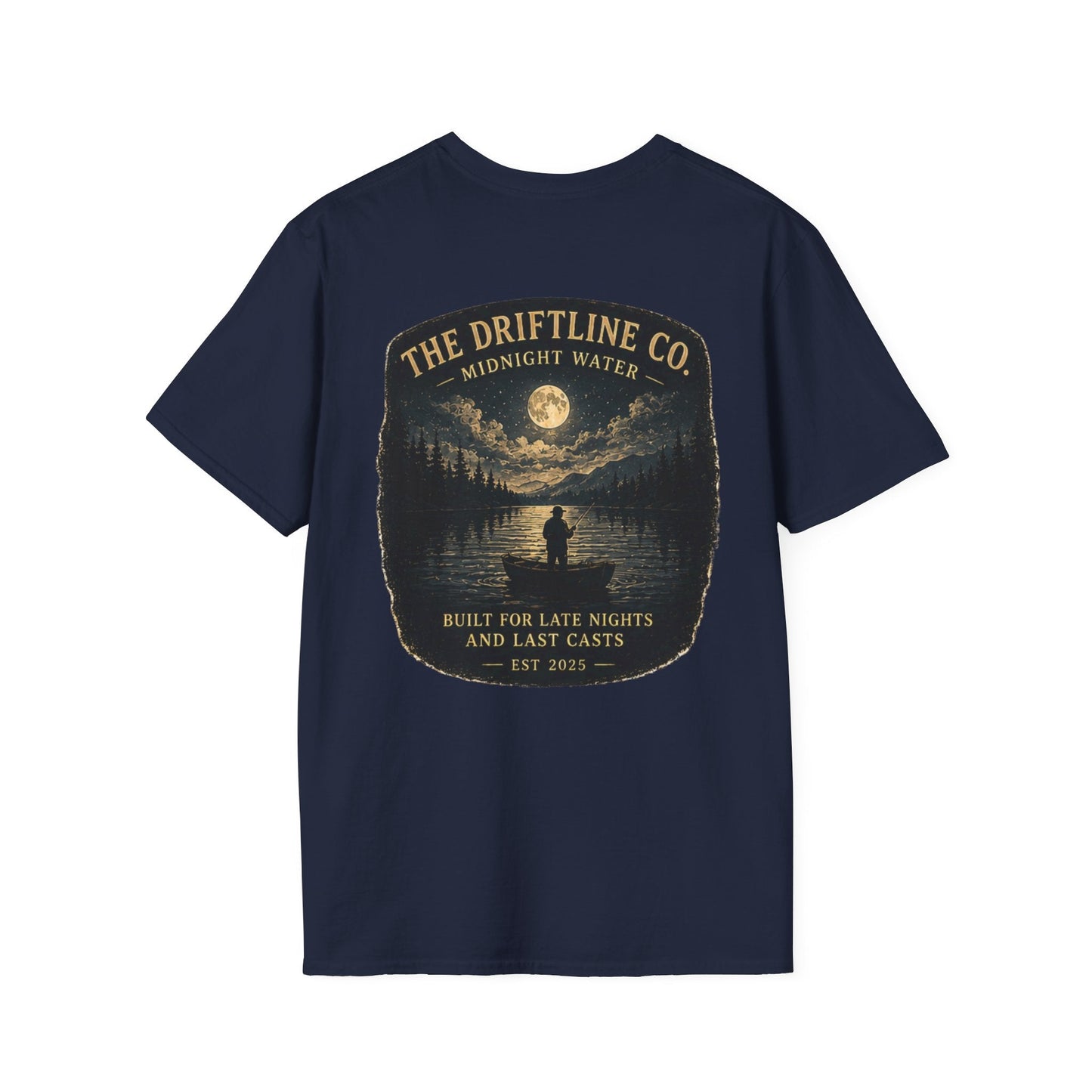 The Driftline Company Late Nights Last Casts T-shirt - SJM Print Store