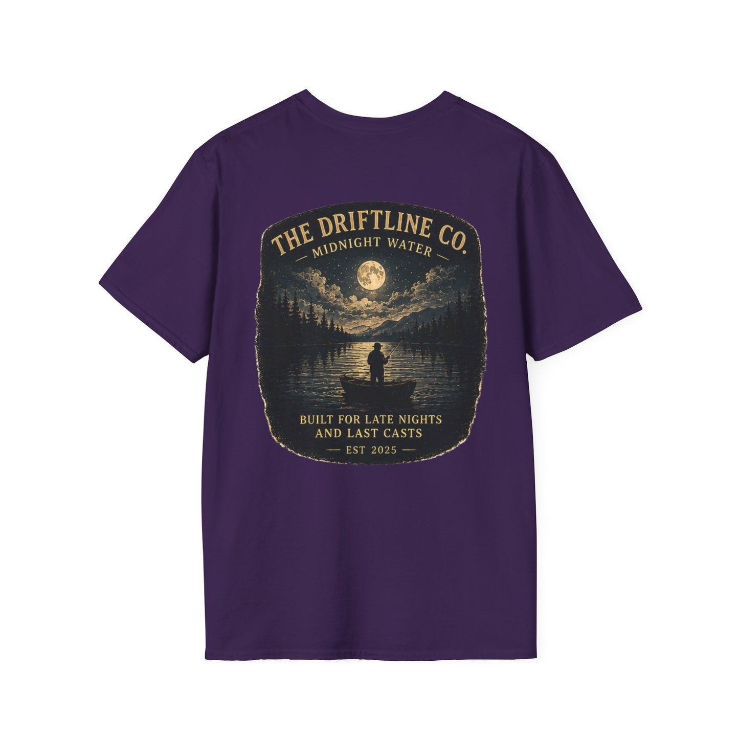 The Driftline Company Late Nights Last Casts T-shirt - SJM Print Store