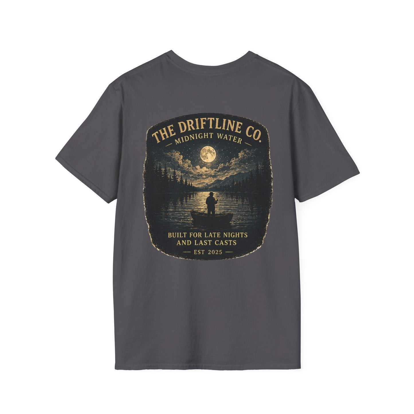 The Driftline Company Late Nights Last Casts T-shirt - SJM Print Store