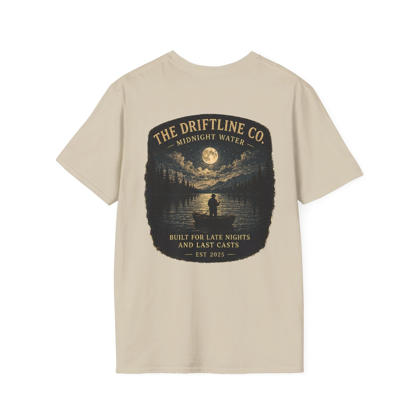 The Driftline Company Late Nights Last Casts T-shirt - SJM Print Store