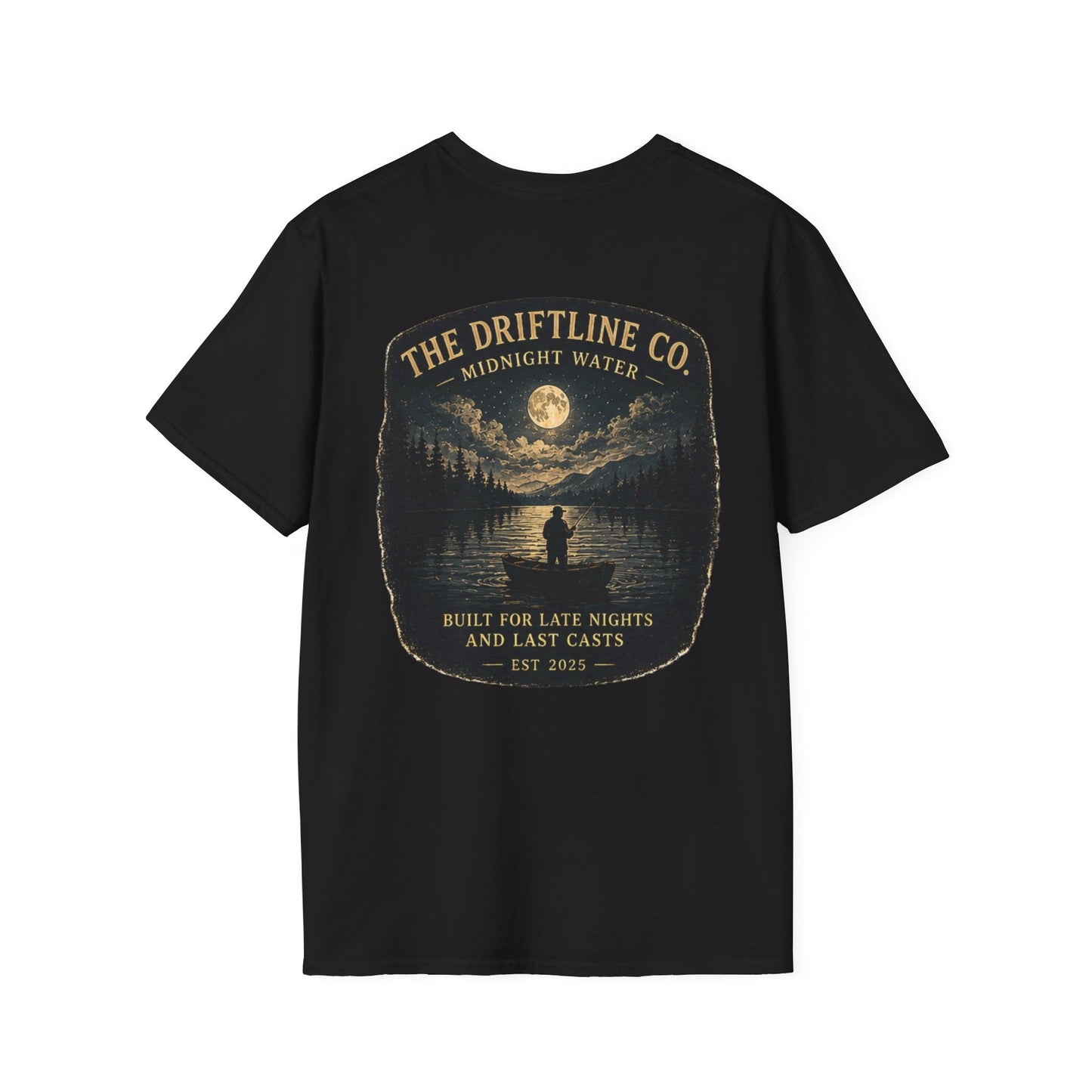 The Driftline Company Late Nights Last Casts T-shirt - SJM Print Store
