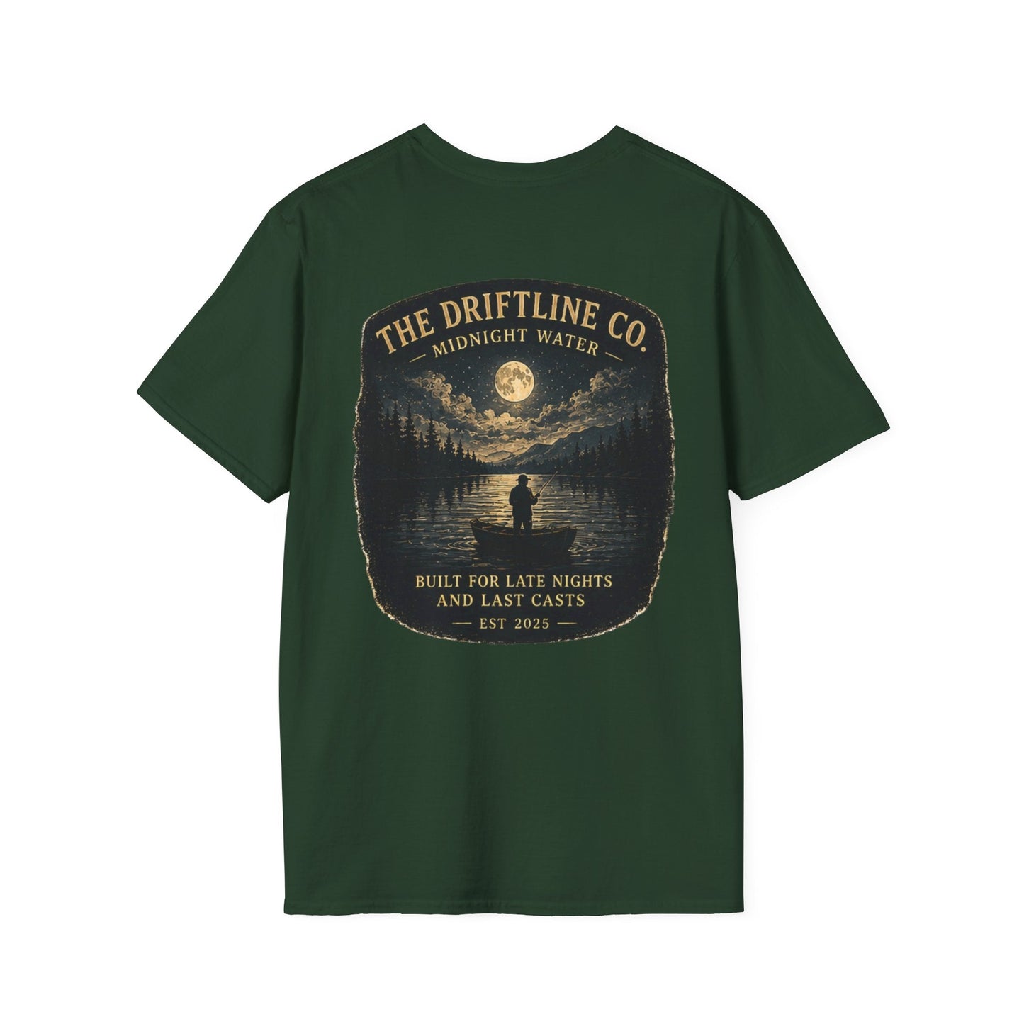The Driftline Company Late Nights Last Casts T-shirt - SJM Print Store