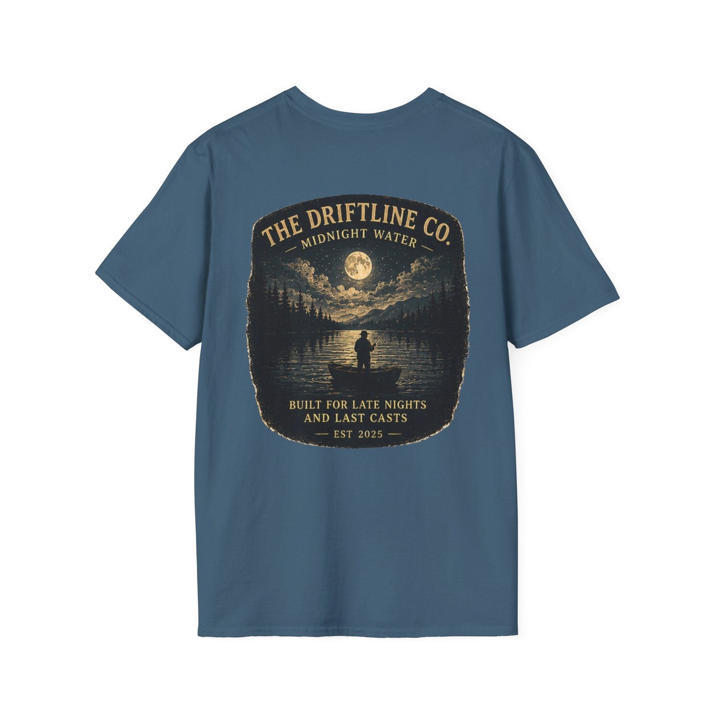 The Driftline Company Late Nights Last Casts T-shirt - SJM Print Store