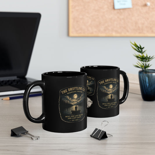 The Driftline Company logo Midnight Water Mug - SJM Print Store
