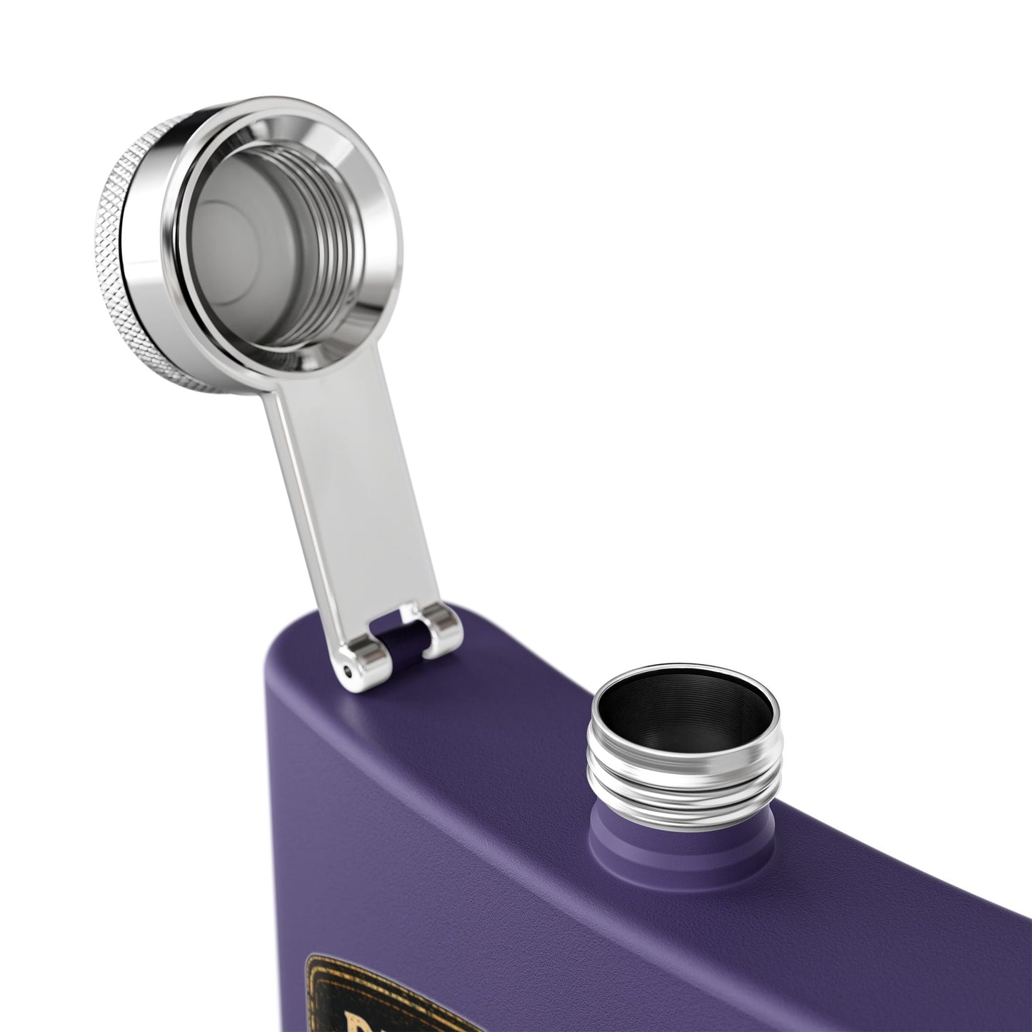 The Driftline Company Marina & Supply Co. Hip Flask | Northern Water Outfitters Stainless Steel Flask - SJM Print Store