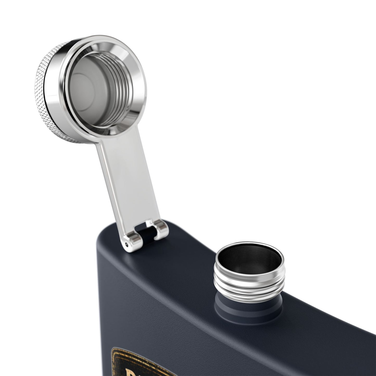 The Driftline Company Marina & Supply Co. Hip Flask | Northern Water Outfitters Stainless Steel Flask - SJM Print Store