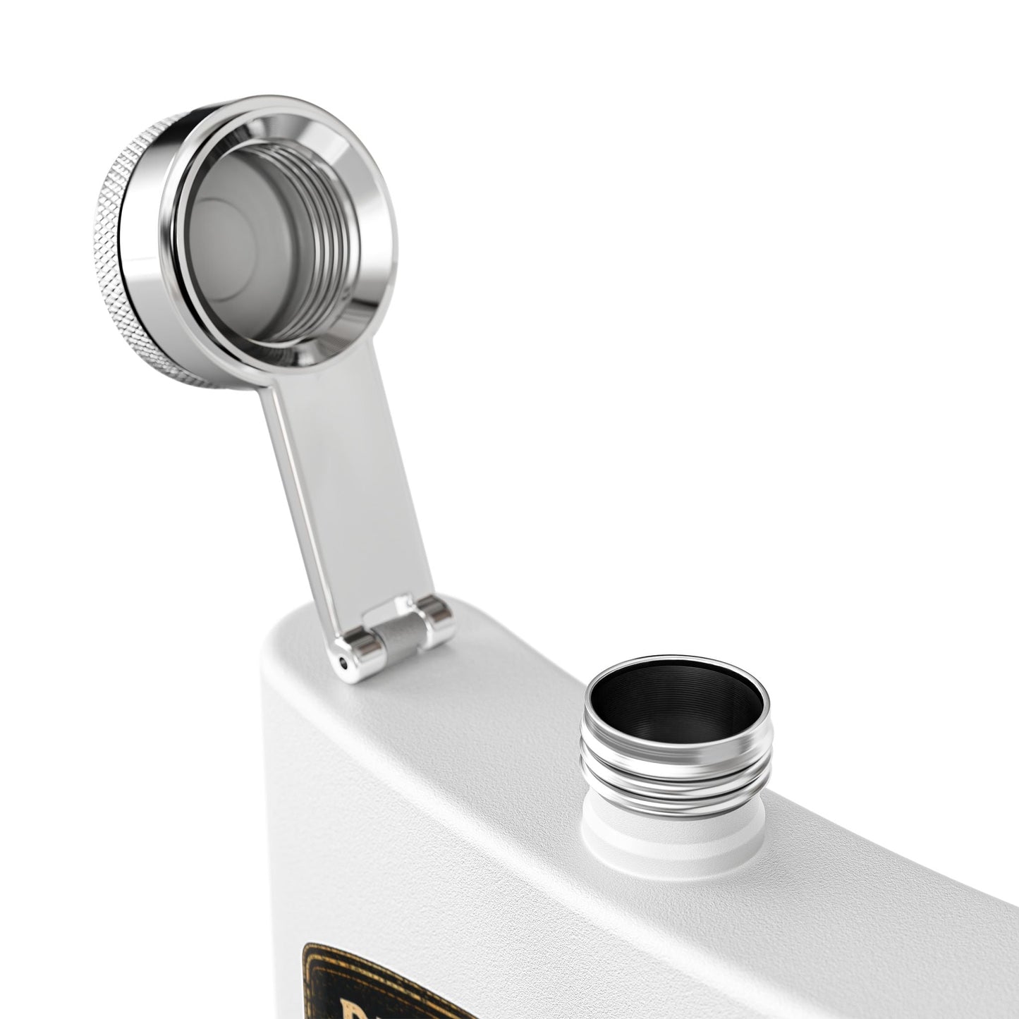 The Driftline Company Marina & Supply Co. Hip Flask | Northern Water Outfitters Stainless Steel Flask - SJM Print Store