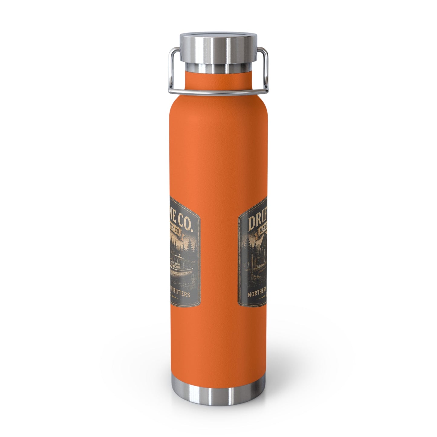 The Driftline Company Marina & Supply Co. Insulated Flask | Northern Water Outfitters Stainless Steel Water Bottle - SJM Print Store