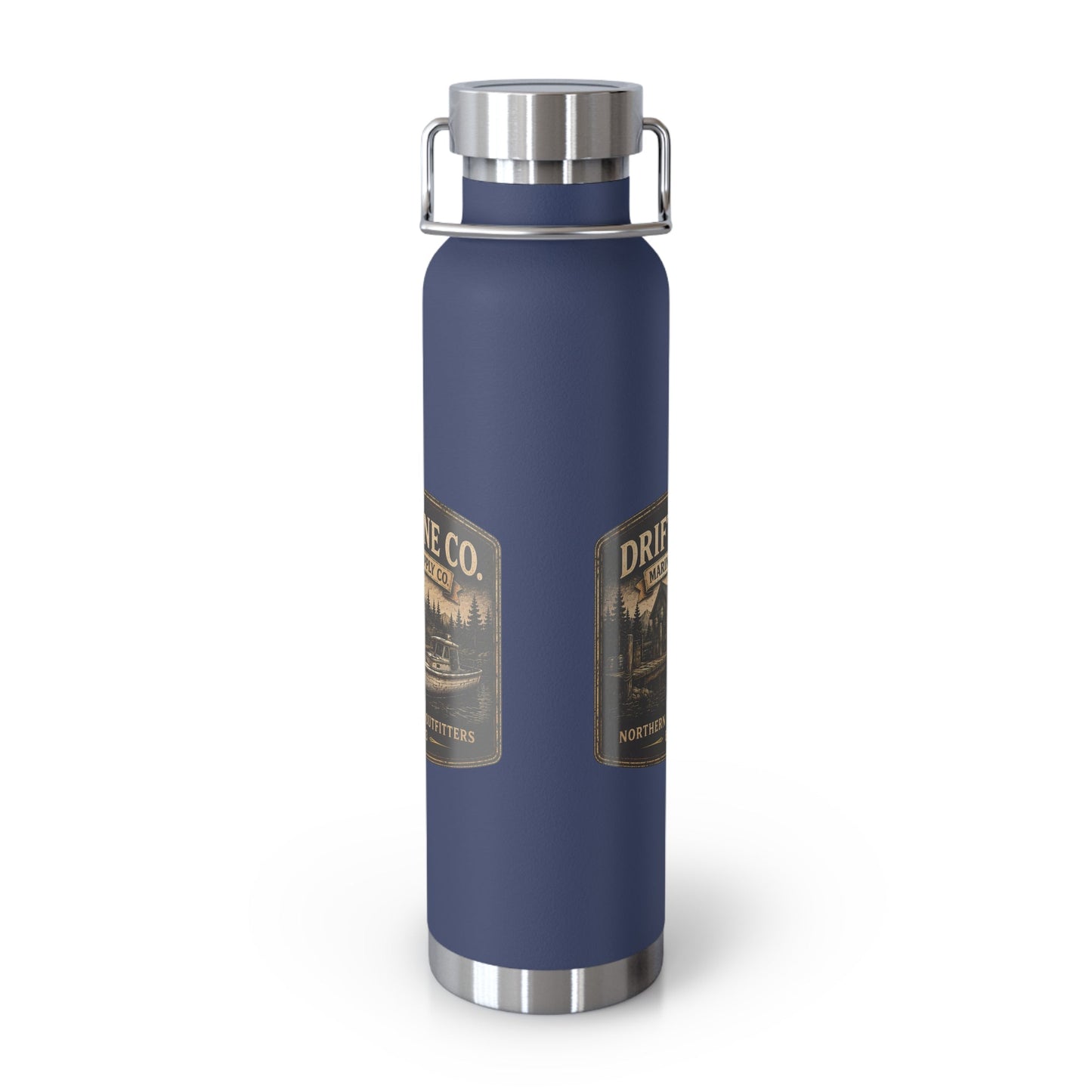 The Driftline Company Marina & Supply Co. Insulated Flask | Northern Water Outfitters Stainless Steel Water Bottle - SJM Print Store