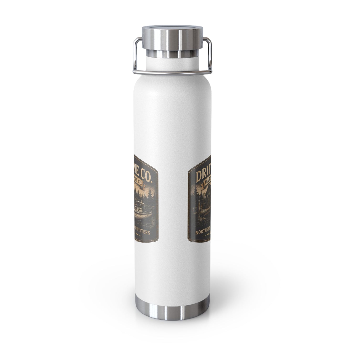 The Driftline Company Marina & Supply Co. Insulated Flask | Northern Water Outfitters Stainless Steel Water Bottle - SJM Print Store